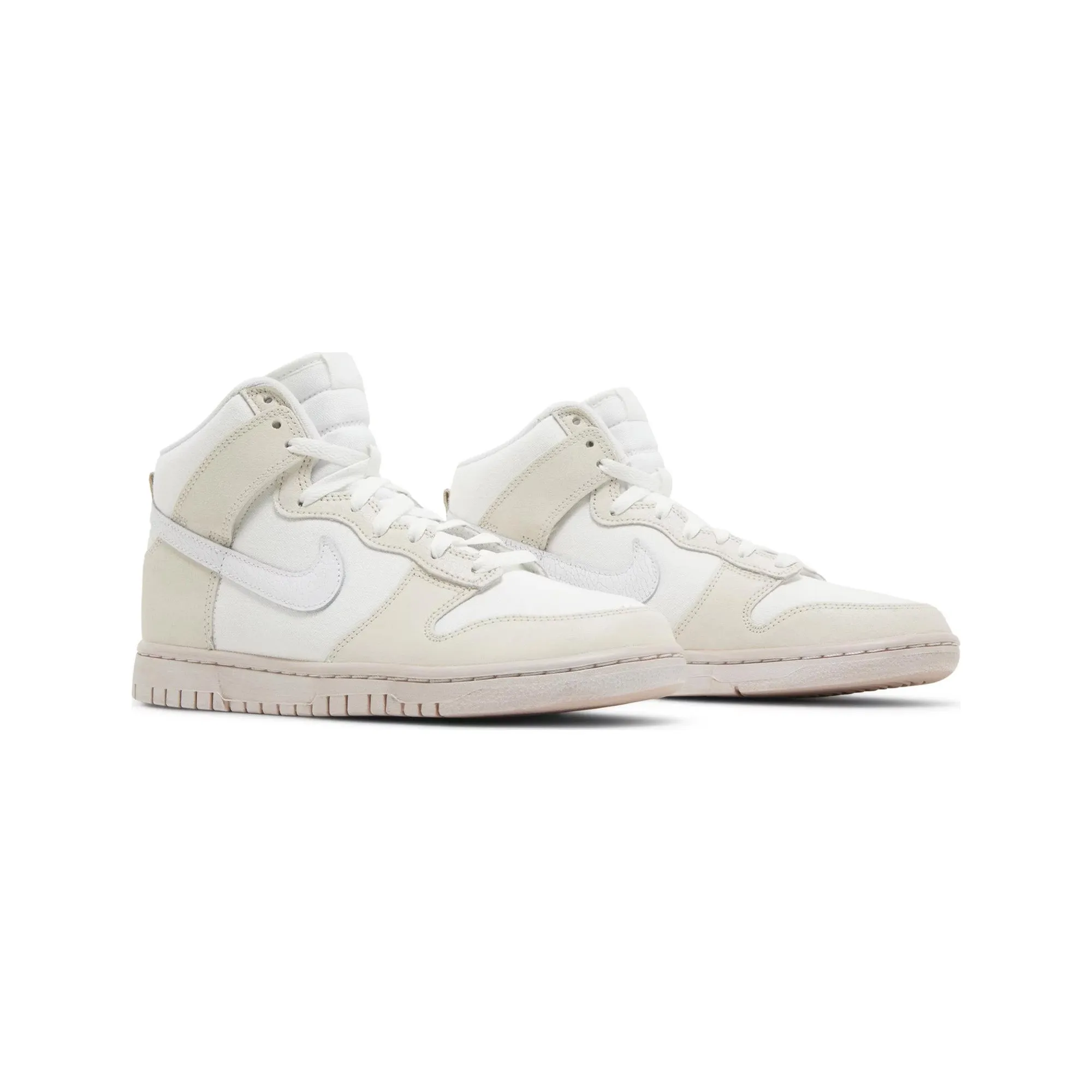 Nike Dunk High Retro PRM 'Cracked Leather Swoosh' (2023) Heat dissipation Streamlined Build