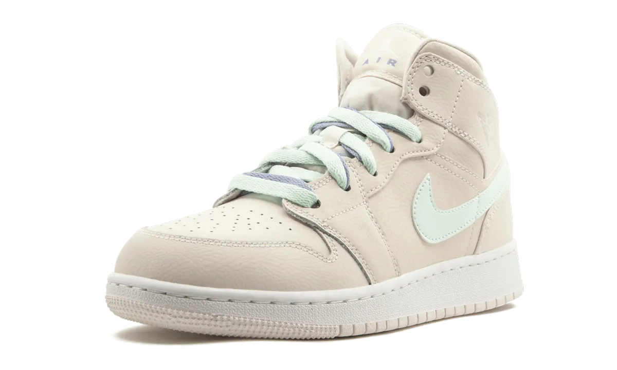 Recycled Polyester Bend Support Air Jordan 1 Mid GS "Phantom"