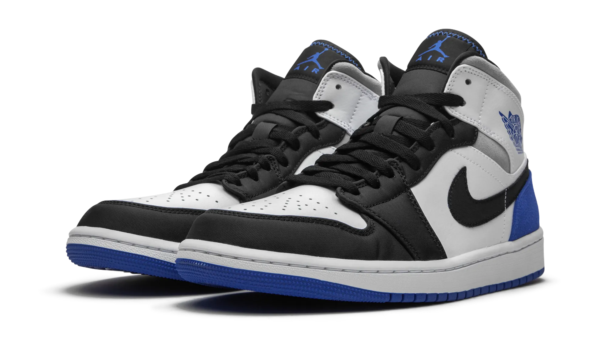Air Jordan 1 Mid SE "Game Royal Black Toe" Adjustable Fit