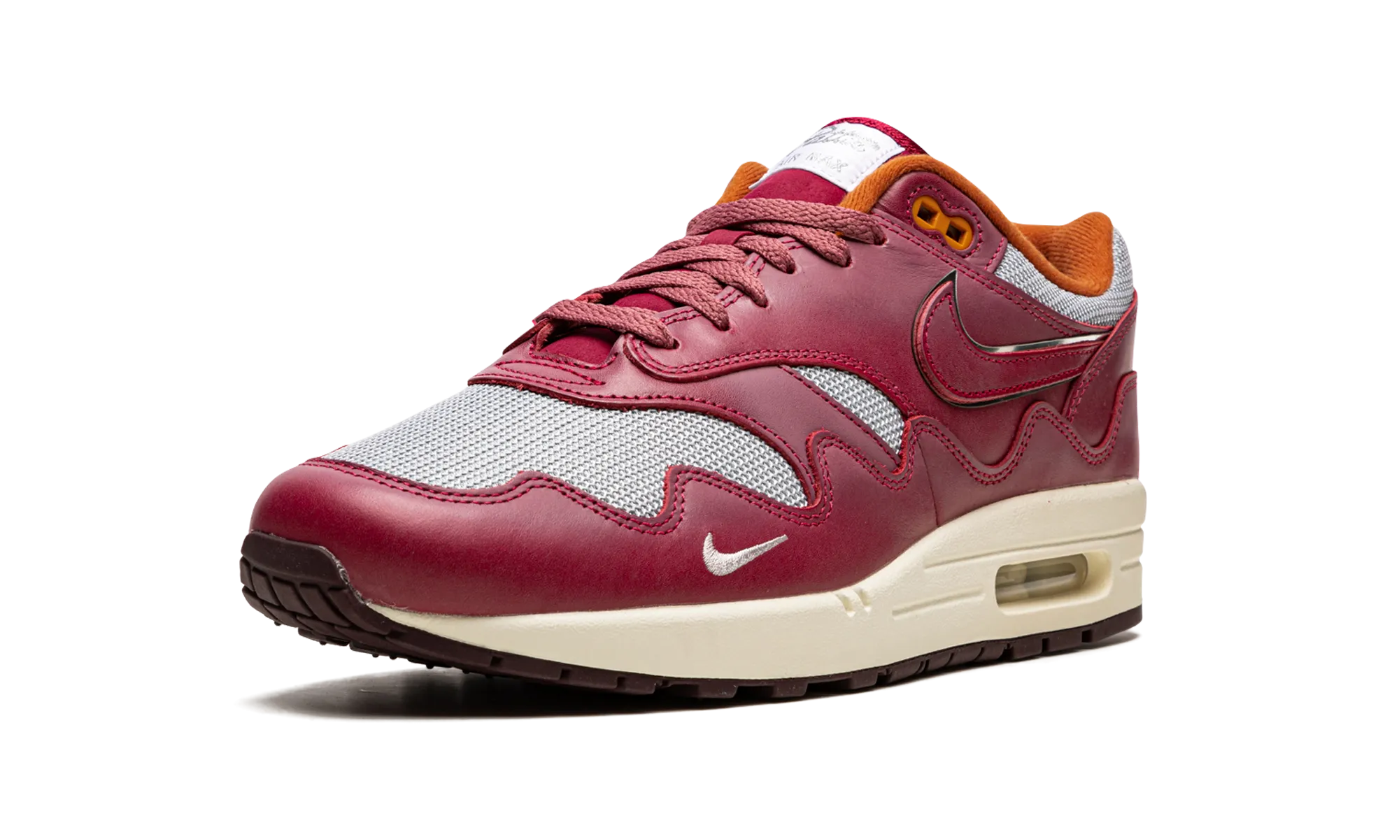 neutral running shoes Air Max 1 "Patta - Rush Maroon"
