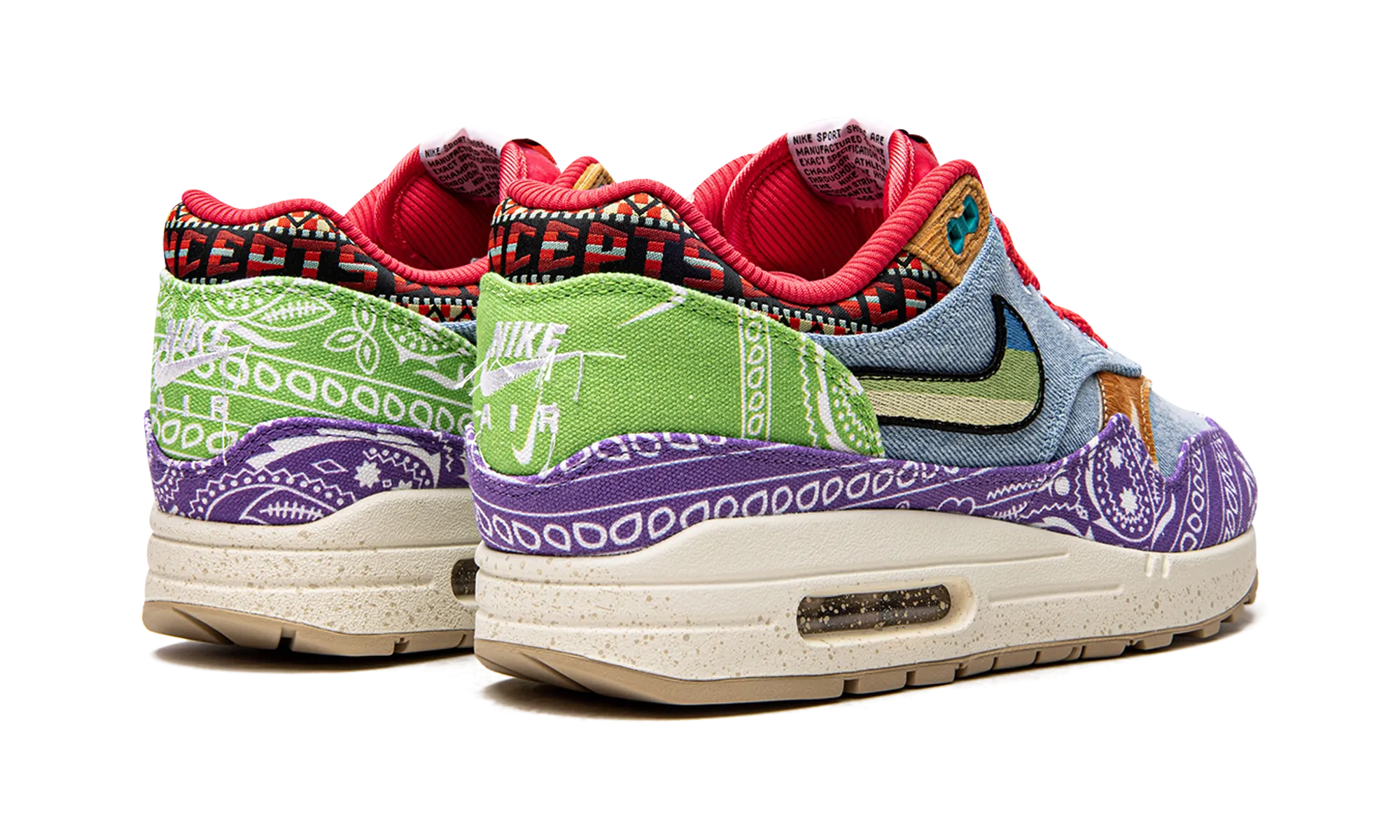 water - sports running shoes Air Max 1 SP "Concepts - Wild Violet - Special Box"