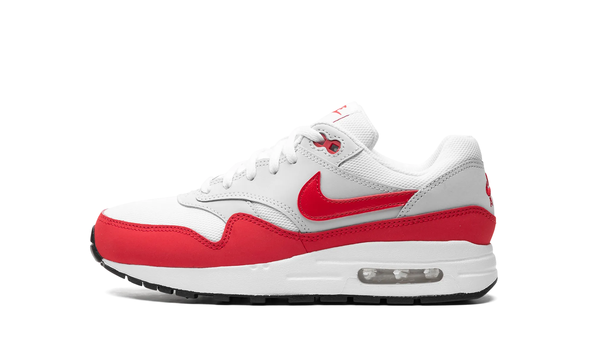 Air Max 1 GS "Sport Red" rocky terrain Running Comfort