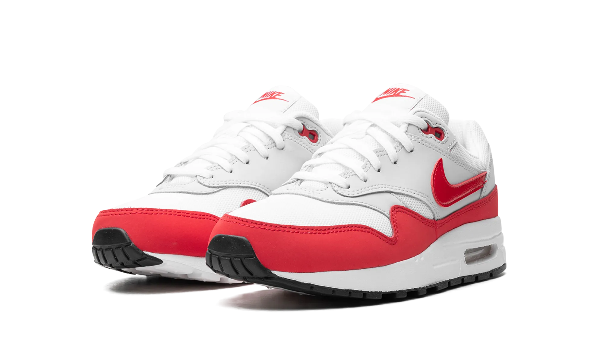 short - term use shoe convenience mid - performance shoes Air Max 1 GS "Sport Red"
