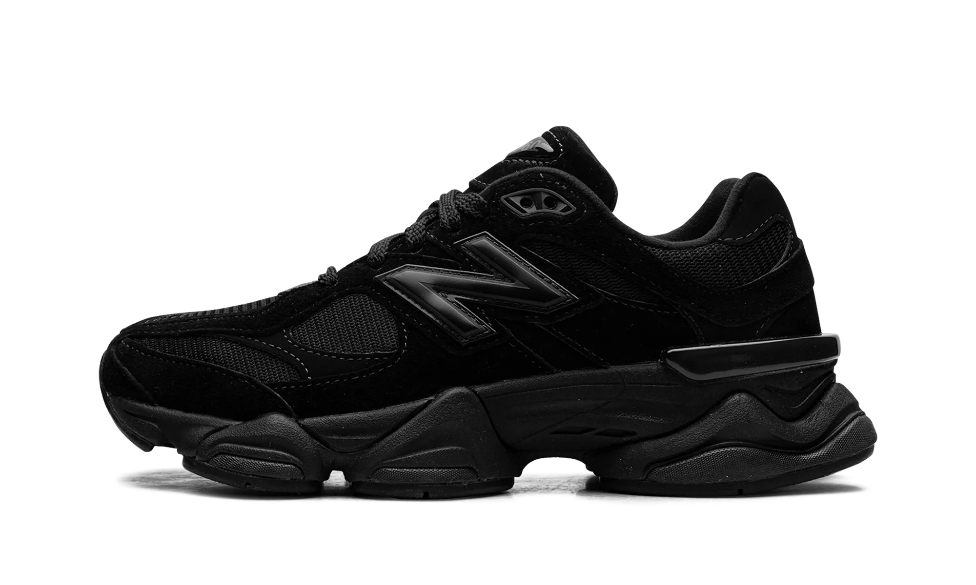 9060 "Triple Black" running for a way to stay on track shock - absorbing running shoes