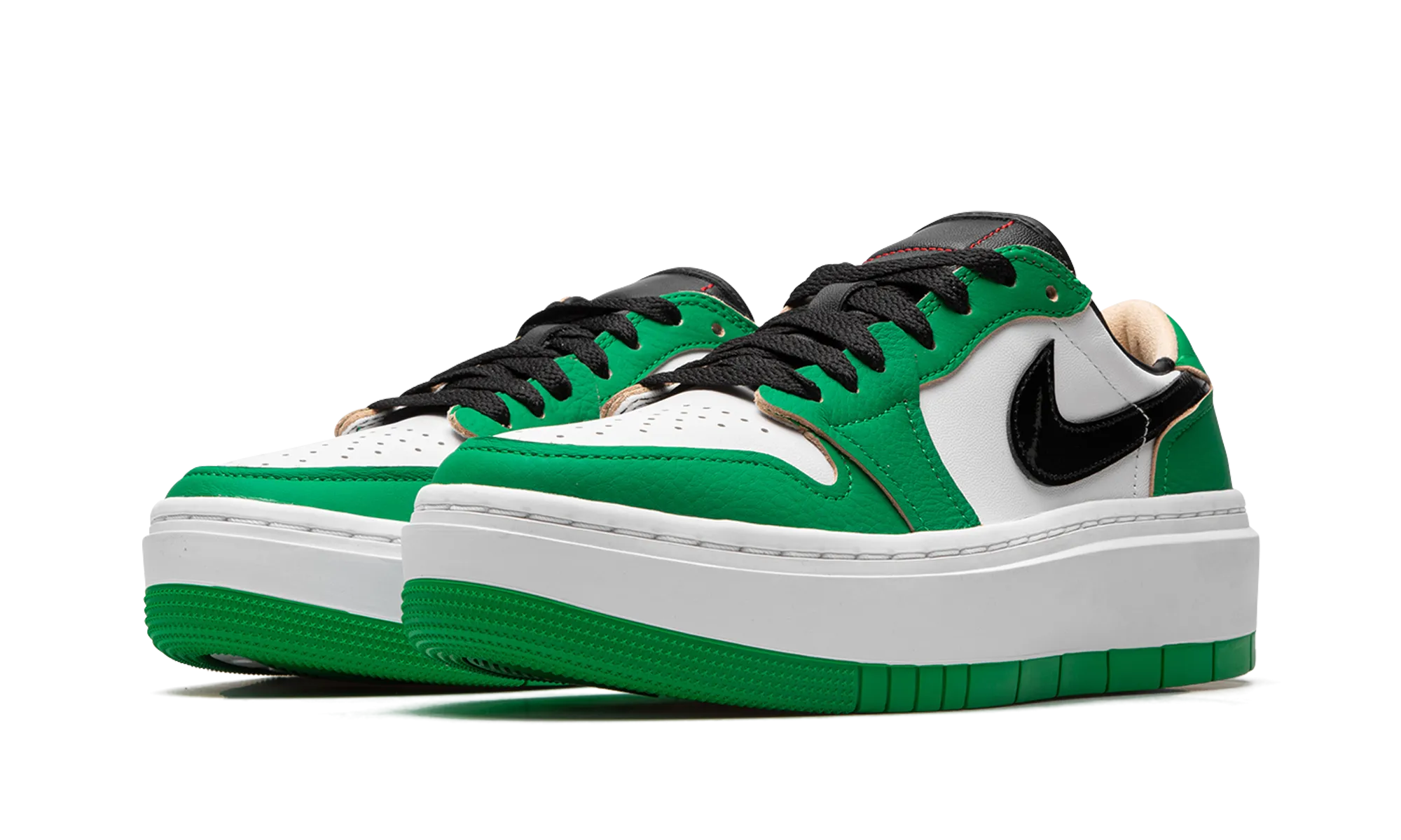 AIR JORDAN 1 ELEVATE LOW SE WMNS "Lucky Green" Neutral Cushioning Profile Anatomical Contour Footbed