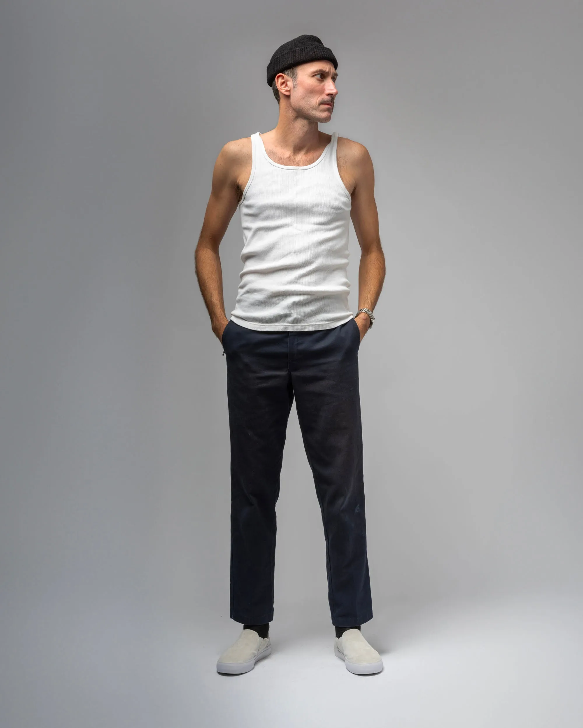 STRANGER SLIP-ON | WHITE / WHITE Comfort toe Sunset Jog