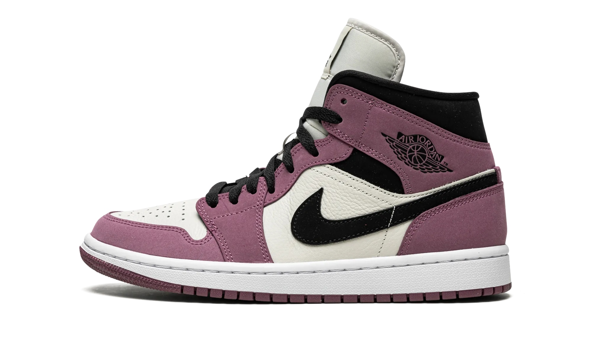 Seamless Technology Durable Construction AIR JORDAN 1 MID SE WMNS "Berry Pink"