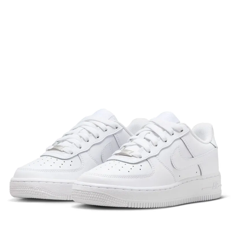 Nike Air Force 1 LE (GS) - White/White Shock Diffusion Midsole