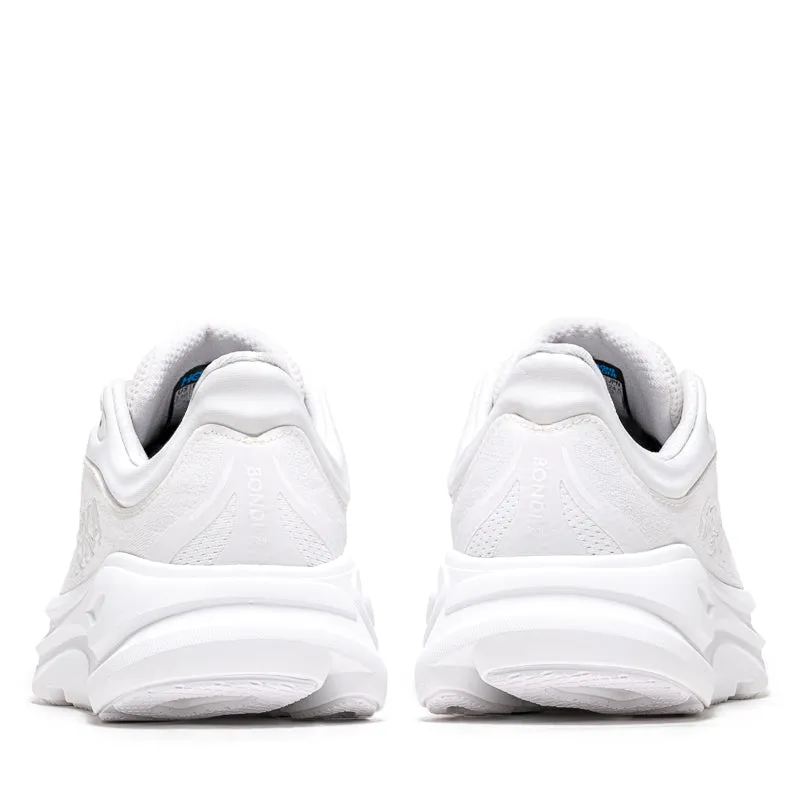 AdjustableStrap Bounce Walk Women's Hoka Bondi 9 - White/White