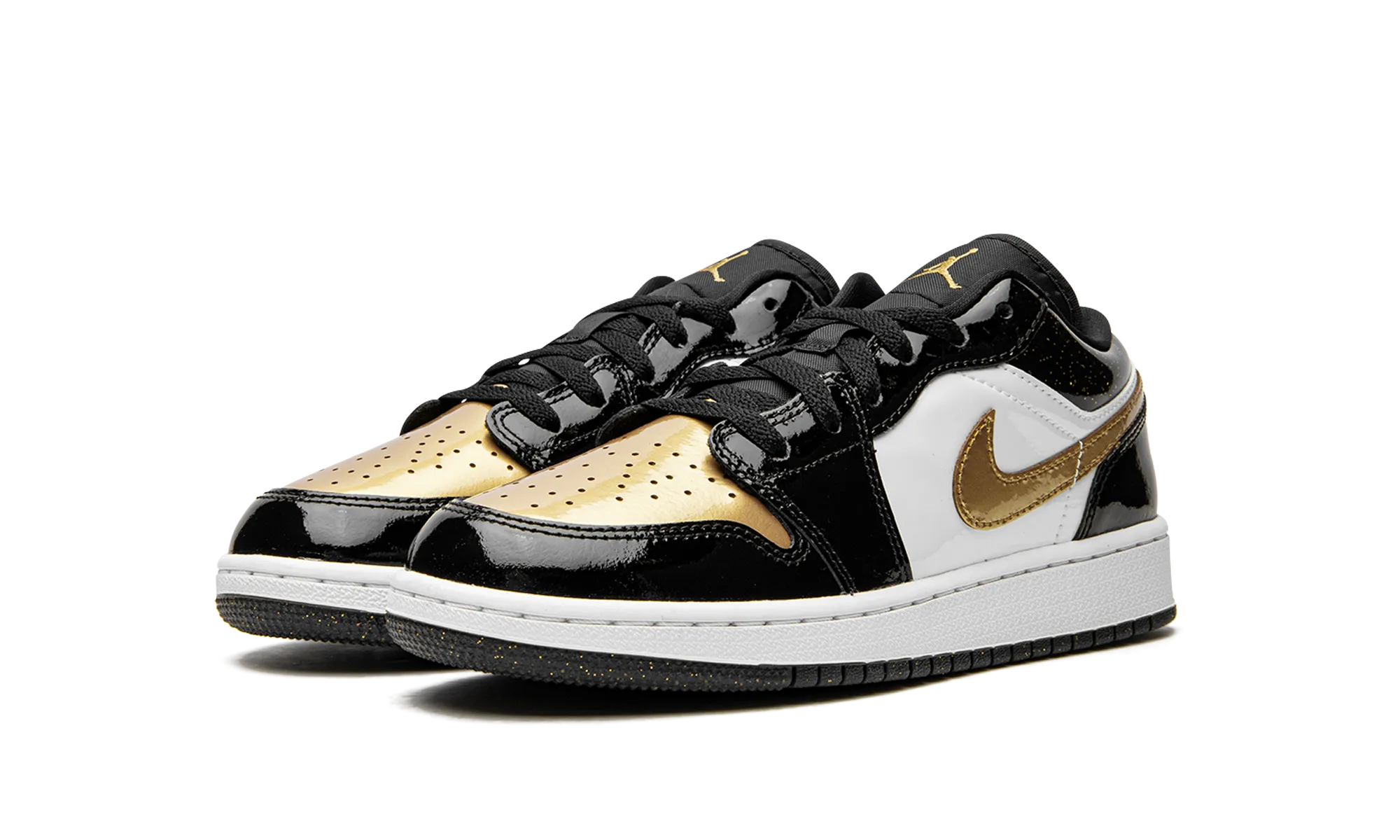 Quiet Ground Air Jordan 1 Low SE GS "Gold Toe"