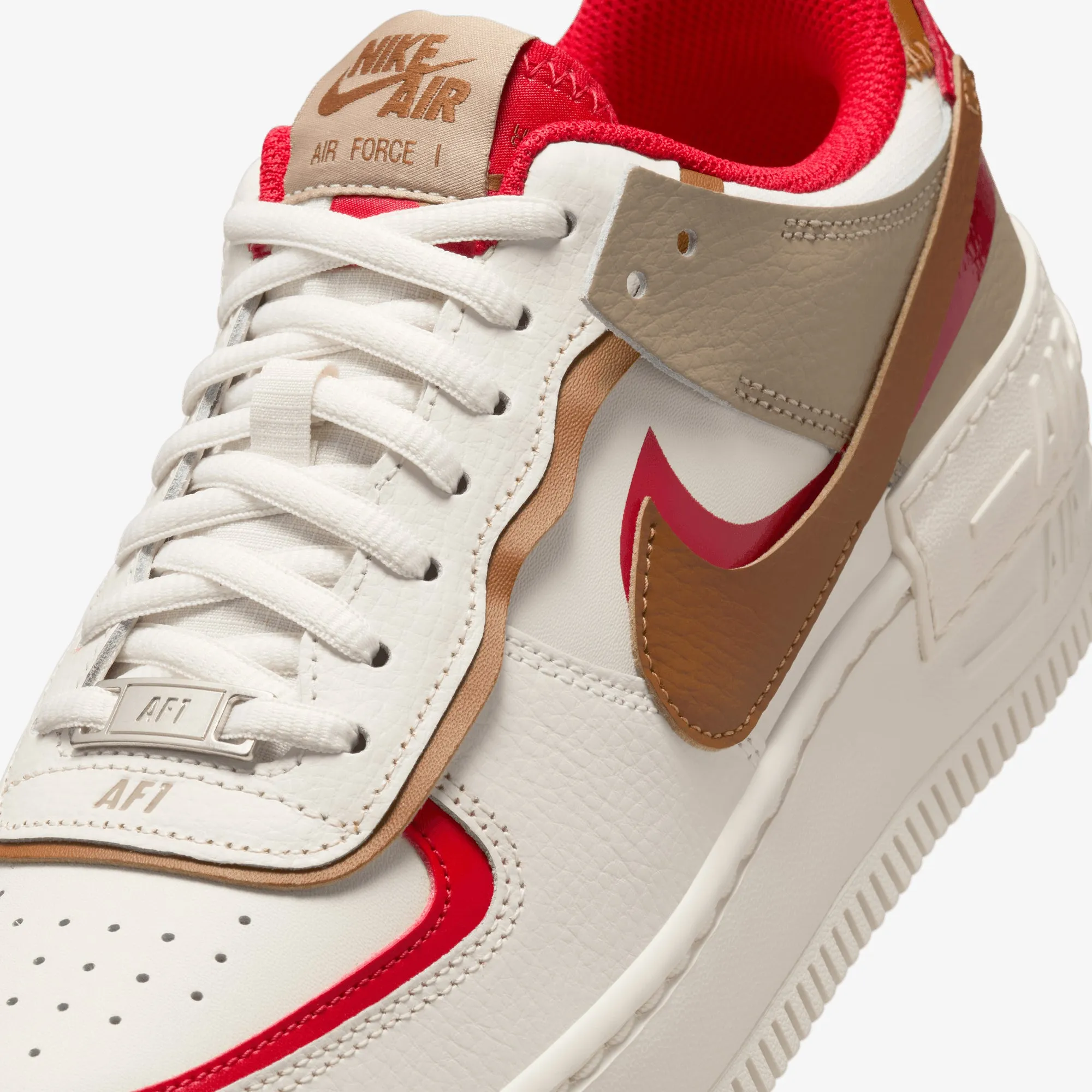 Cushioned Midsole NIKE | AIR FORCE 1 '07 NEXT NATURE { SAIL/CANYON PINK
