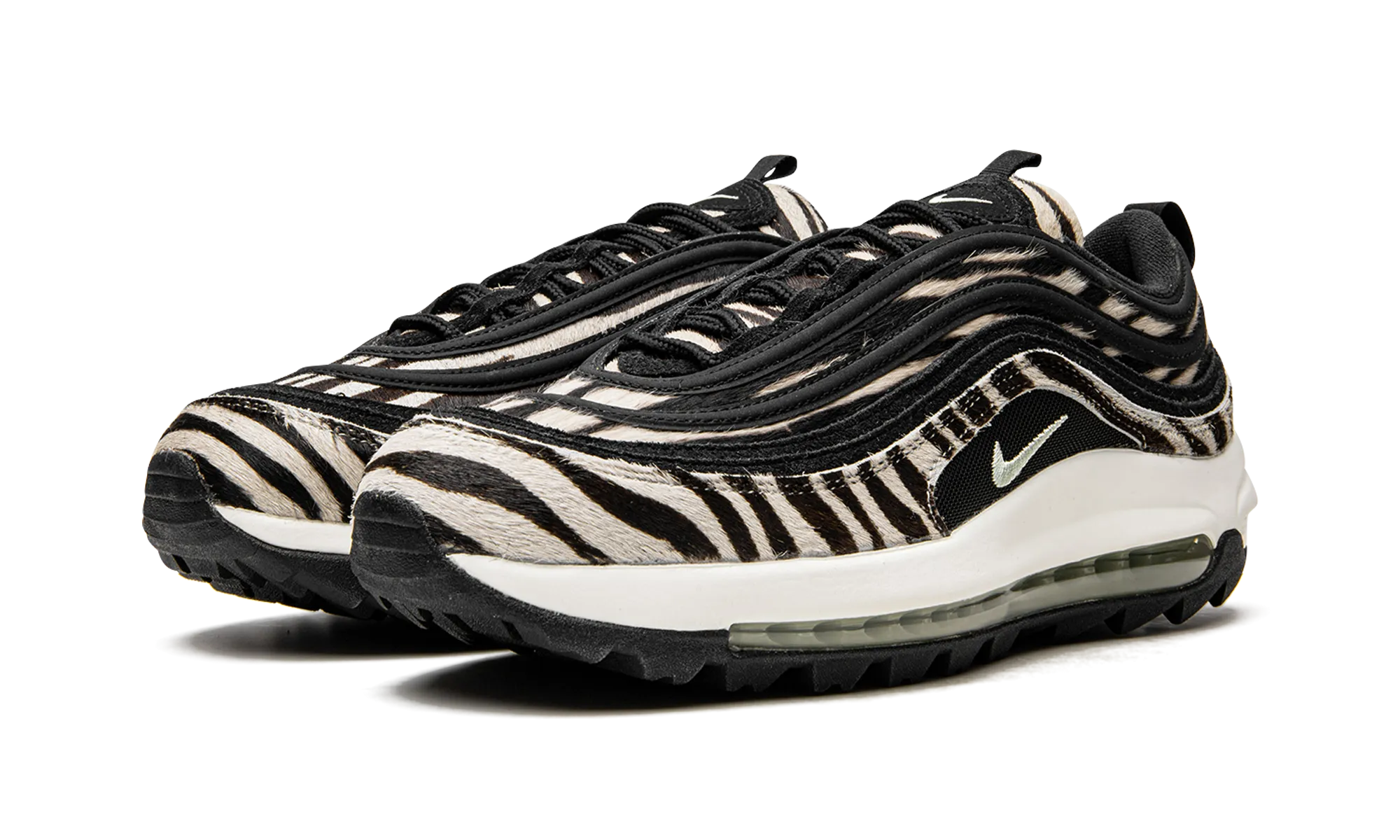 All-Weather Use running in a seagrass meadow area shoes AIR MAX 97 G NRG "Zebra"