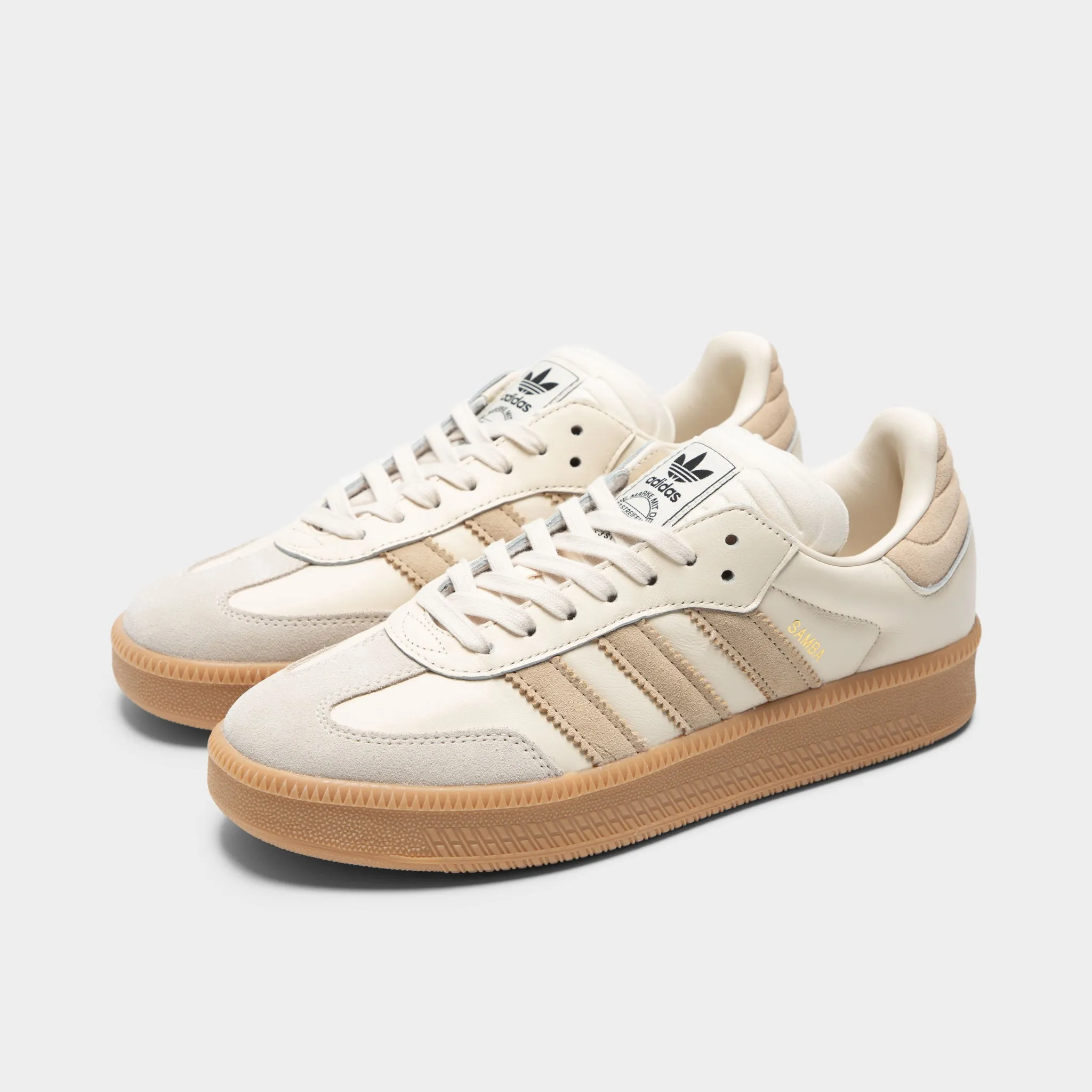 adidas Samba XLG Wonder White / Magic Beige - White Sporty Vibe ReinforcedToe