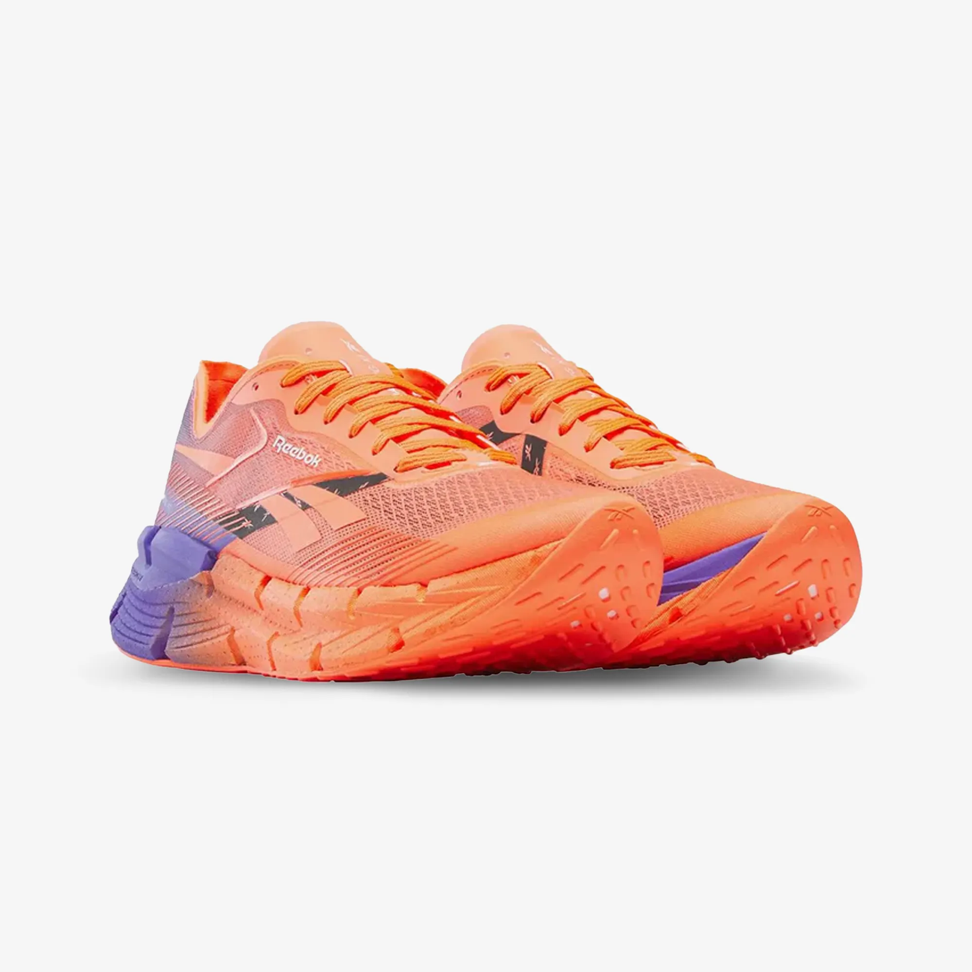 Feather Light Modern Commuters Comfortable Insole Reebok | FLOATZIG X1 { ORANGE/PURPLE