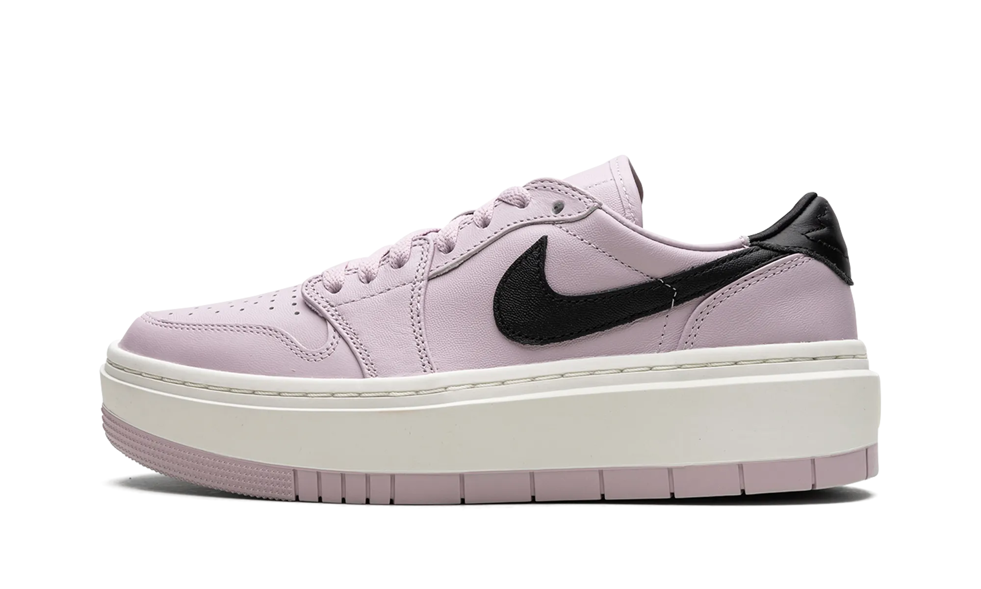 AIR JORDAN 1 RETRO ELEVATE WMNS "Iced Lilac/Sail/Black" Grip Tread Pattern Recycled Polyester Blend
