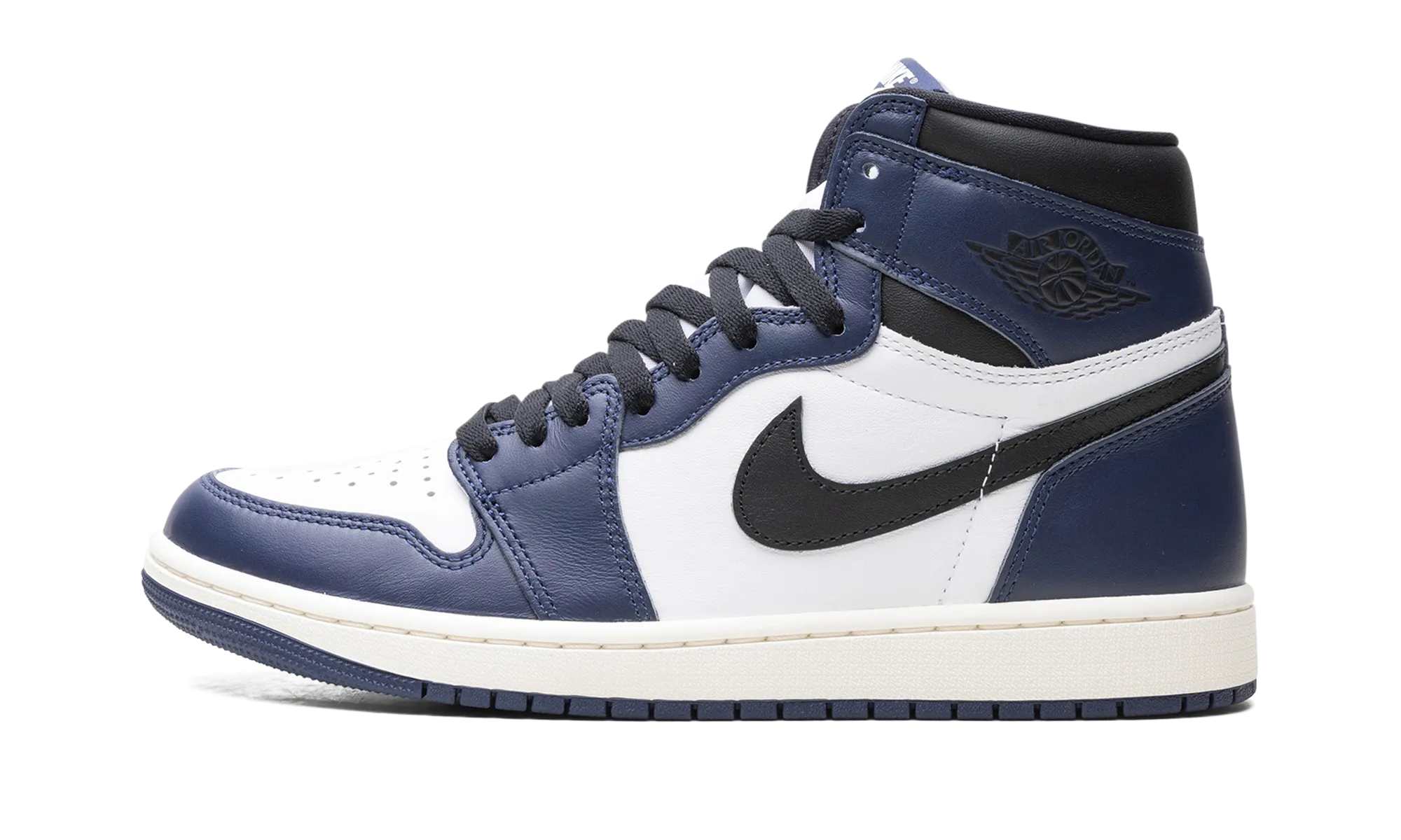 Air Jordan 1 Retro High OG "Midnight Navy" padded insole Padded Ankle Collar