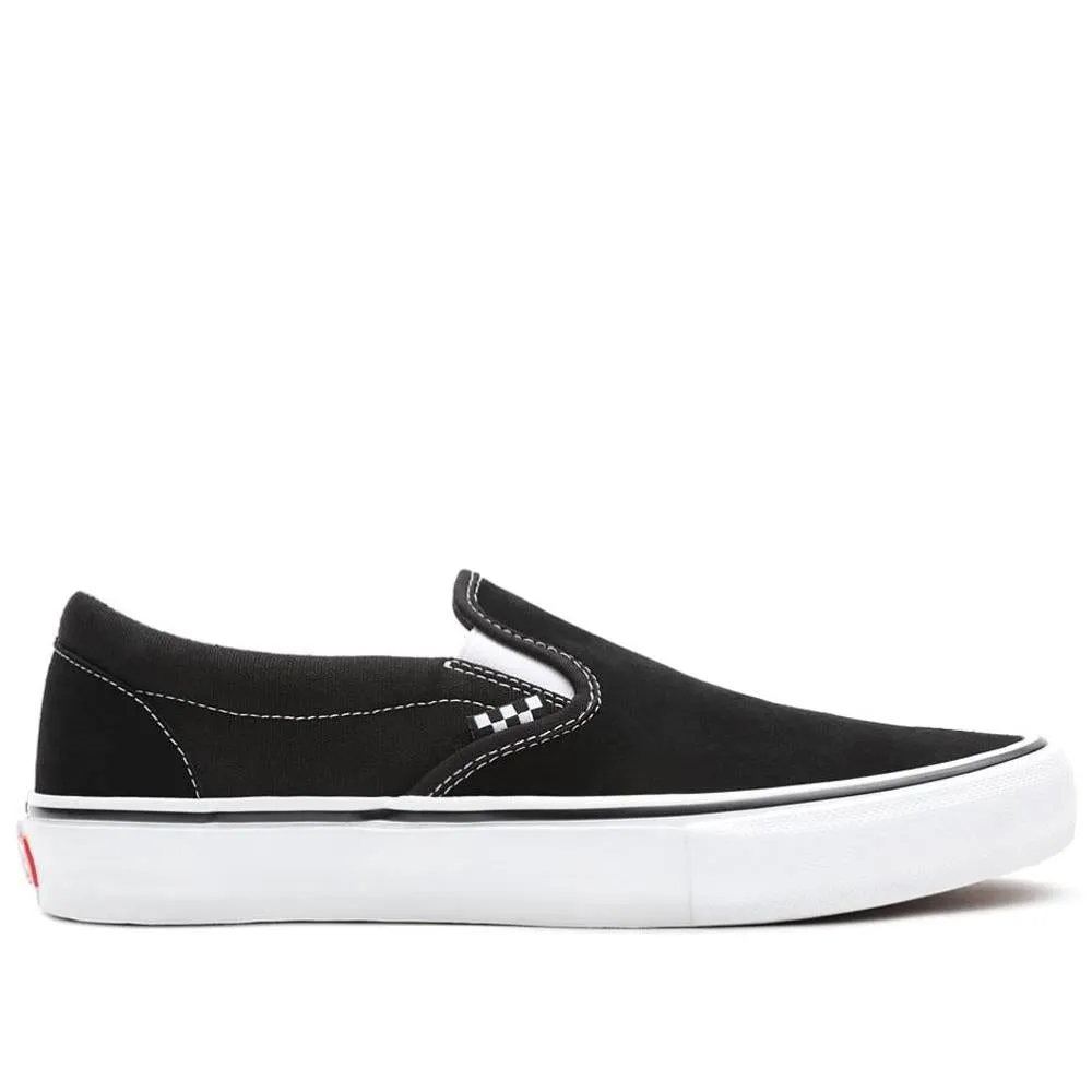 runners Vans Skate Slip On - Black/White