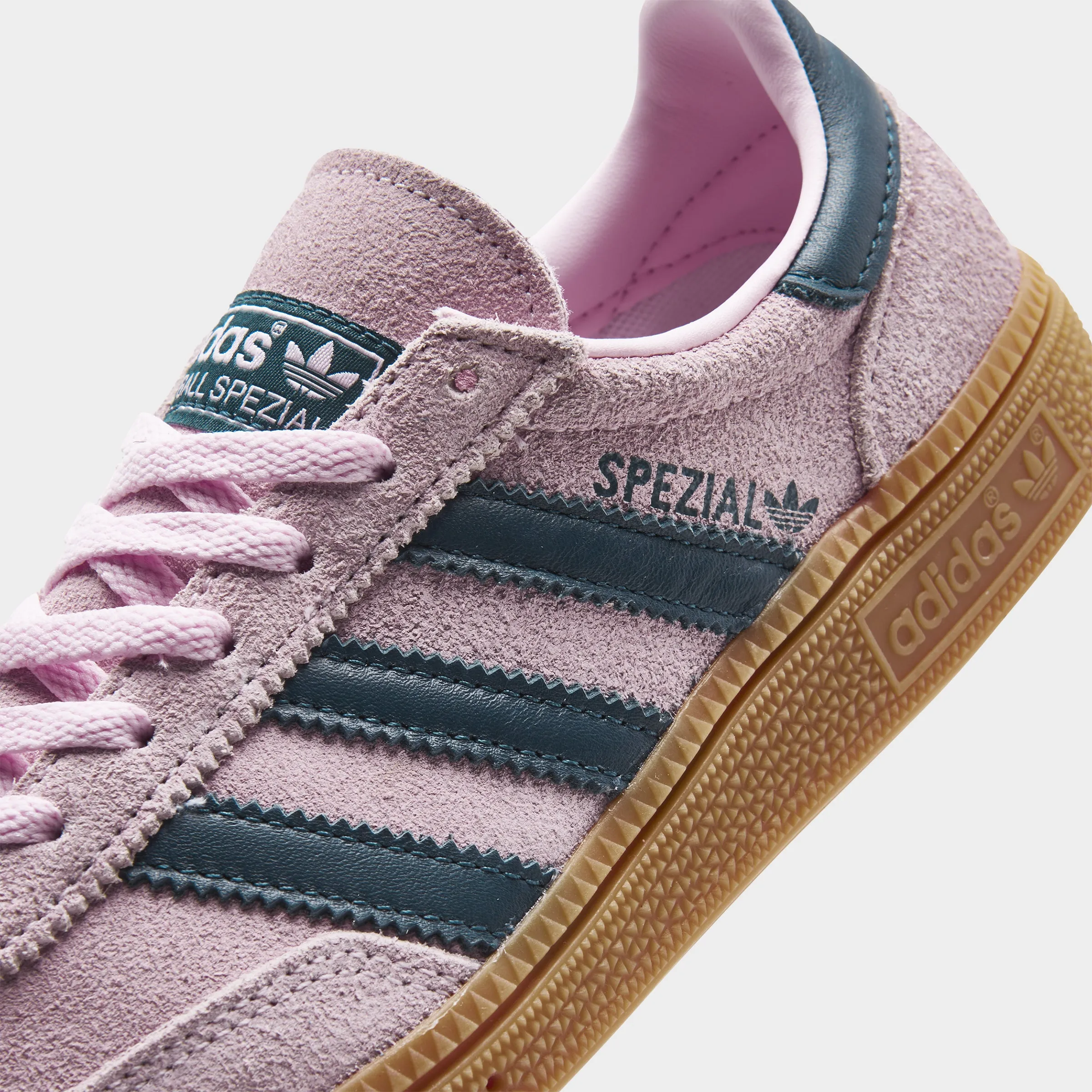Cool Finish Torsional Stability Feature adidas Originals Women's Handball Spezial Clear Pink / Arctic Navy