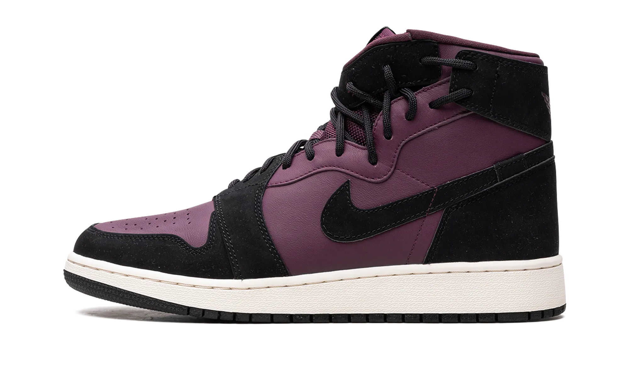 Tapered Heel Cup Non Compressible Midsole AIR JORDAN 1 REBEL XX WMNS "Bordeaux"