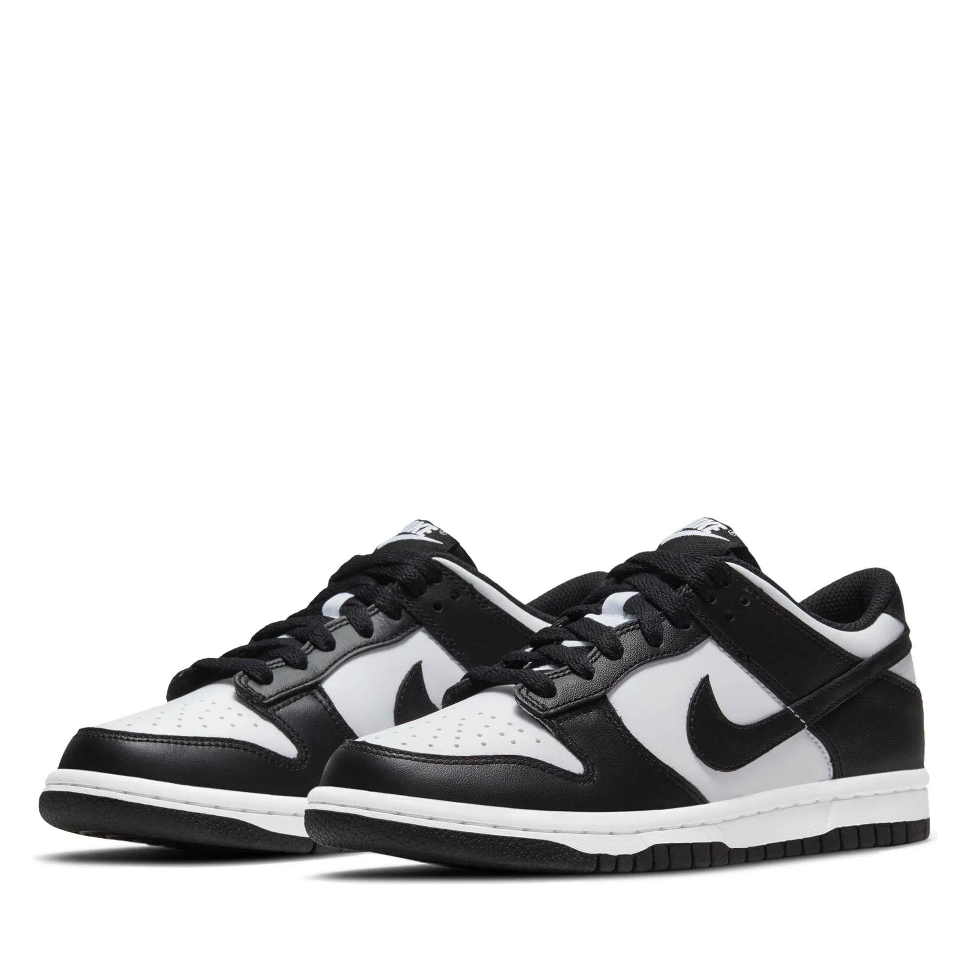 Nike Dunk Low Retro 'Panda' (GS) - White/Black Footwear Tech Pull On Design