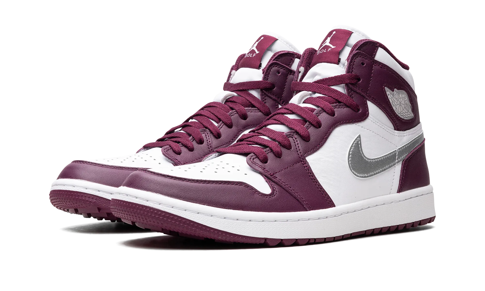 Air Jordan 1 High Golf "Bordeaux" Cushioned Heel Cradle Biodegradable Components