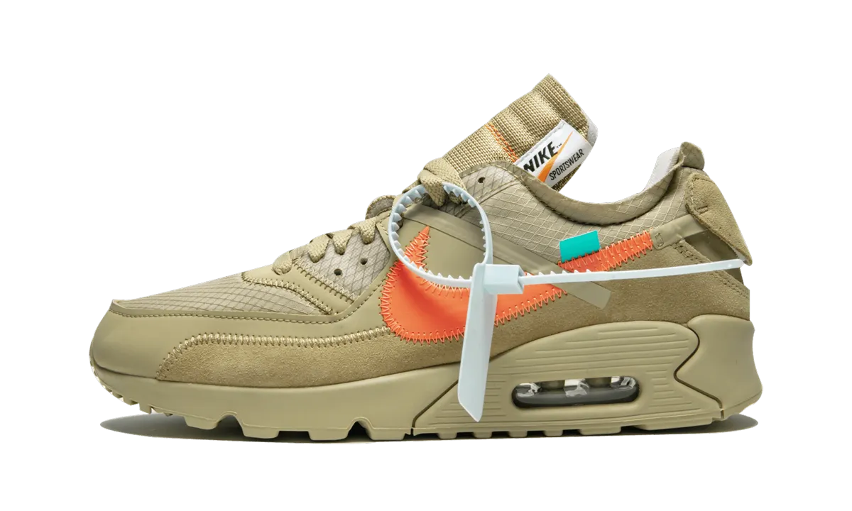 The 10: Air Max 90 "Off-White / Desert Ore" Sunny day run long - distance runners
