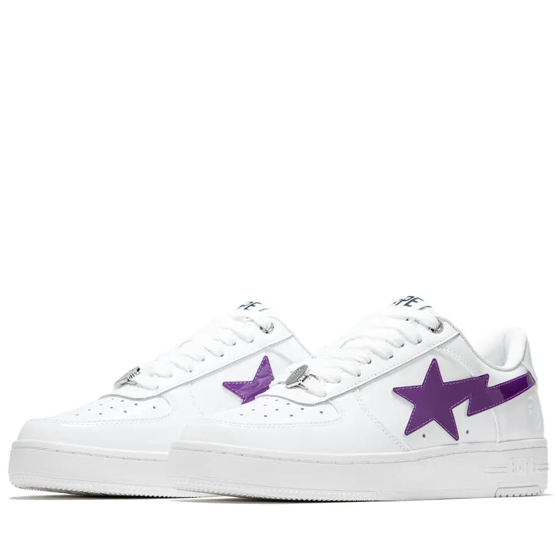 A Bathing Ape Bape Sta M2 - White/Purple Versatile Style