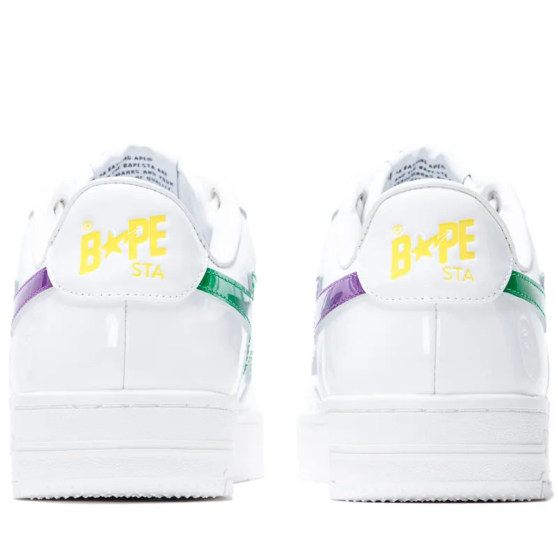 Moisture Wicking Linings Pressure Dispersion A Bathing Ape Bape Sta M2 - White/Purple