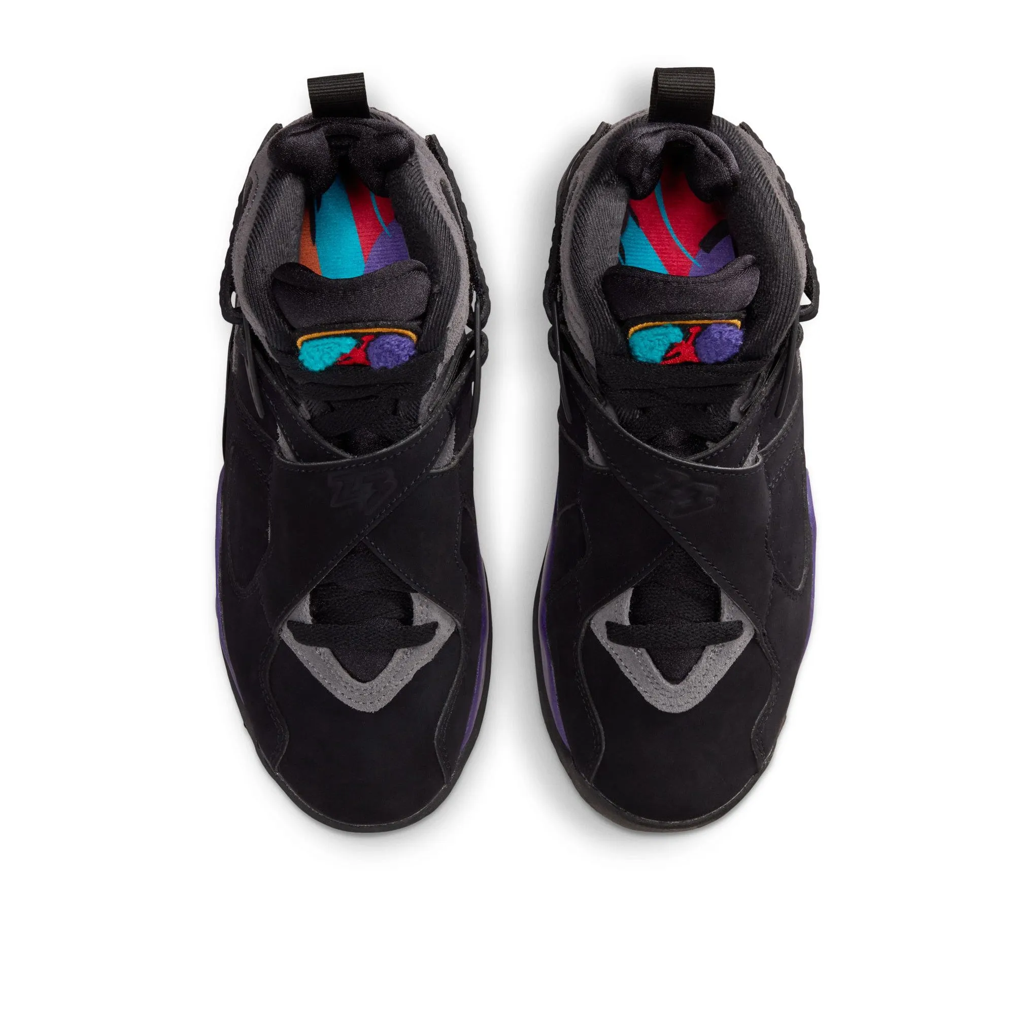 Sneaker Sales Air Jordan 8 Retro 'Aqua' (GS) - Black/Multi