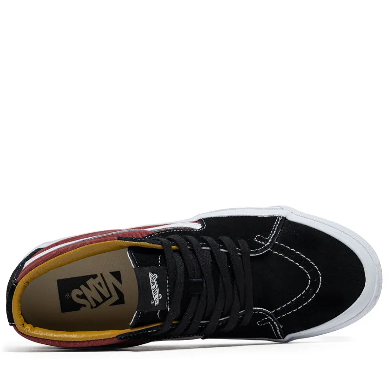 Ultimate Comfort Vans Sk8-Mid Reissue 83 LX - Black/Russet Maroon