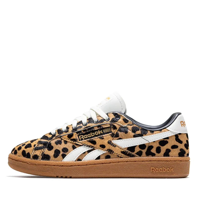 Women's Reebok Club C Grounds UK - Cheetah AdjustableStrap Lifestyle Mode