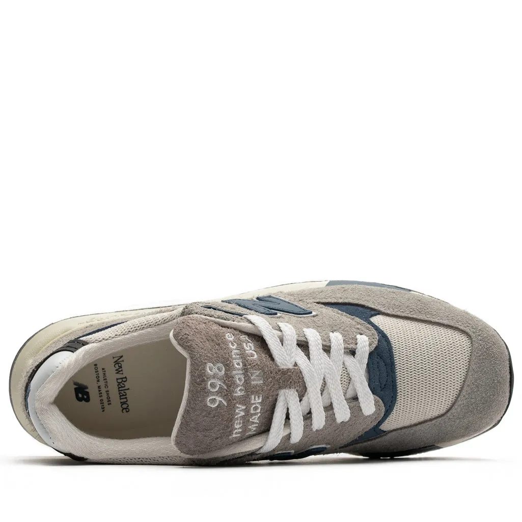 Ground Contact Sole orthopedic insole New Balance Made in USA 998 - Grey/Navy