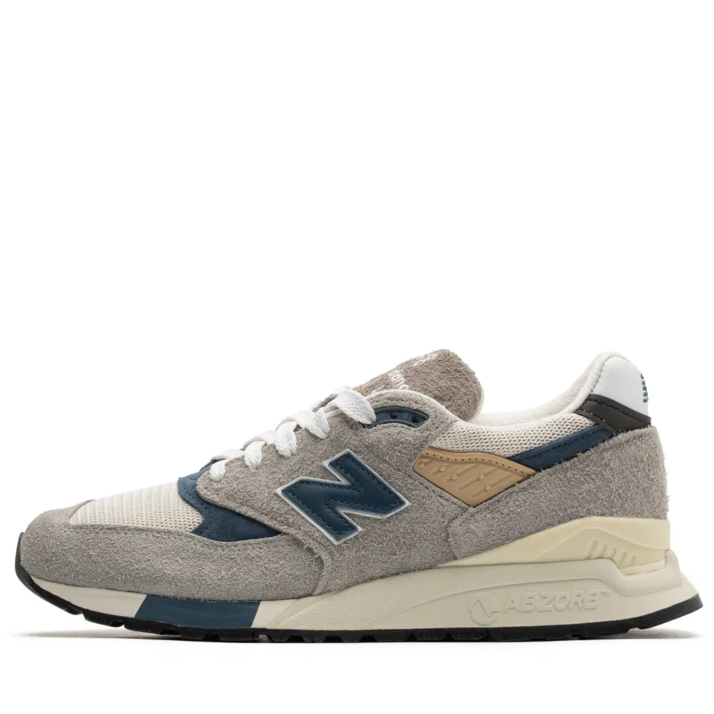 Torsion Stability Systems New Balance Made in USA 998 - Grey/Navy