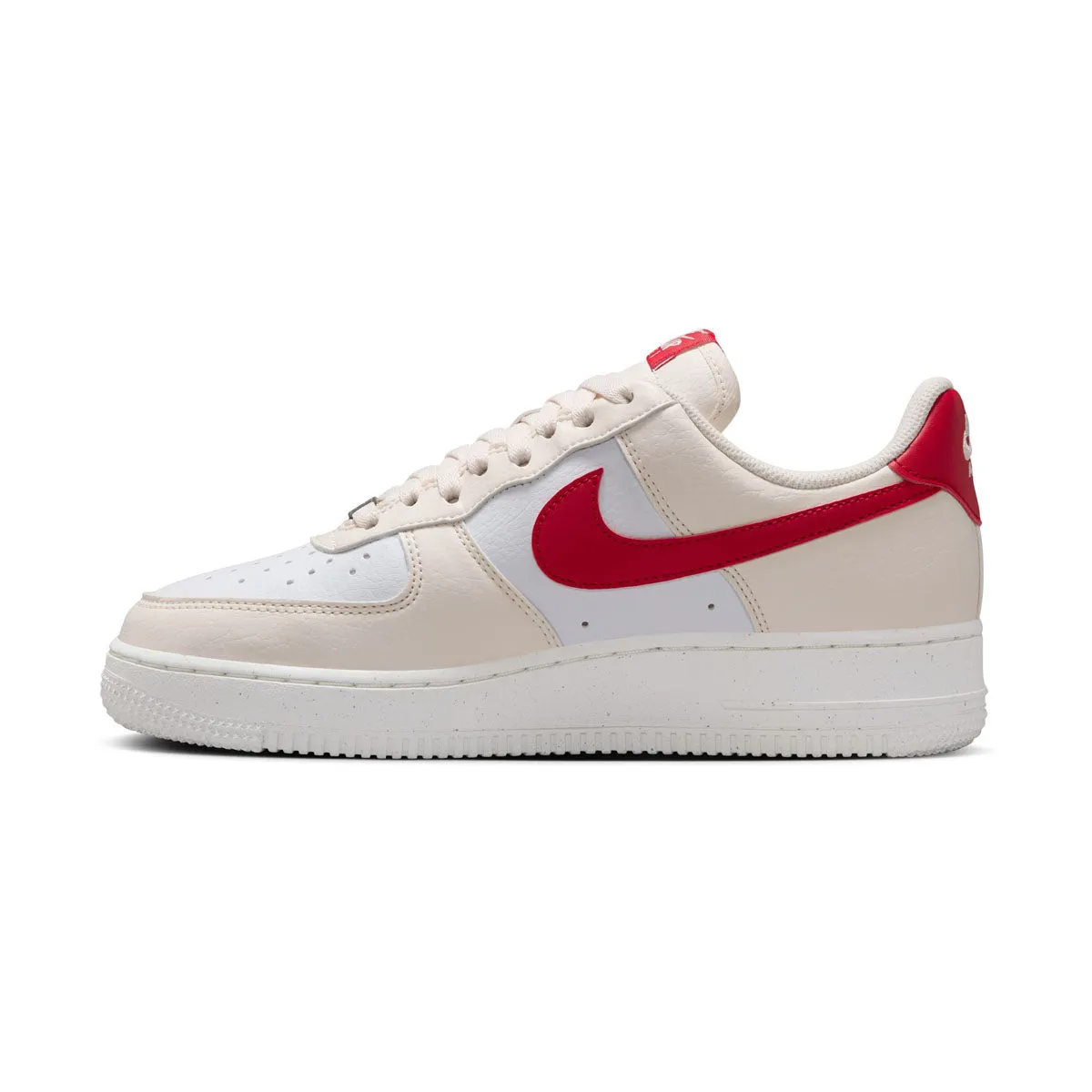 Nike Air Force 1 '07 Next Nature 'Pale Ivory University Red' Women's Shoes Agility Step