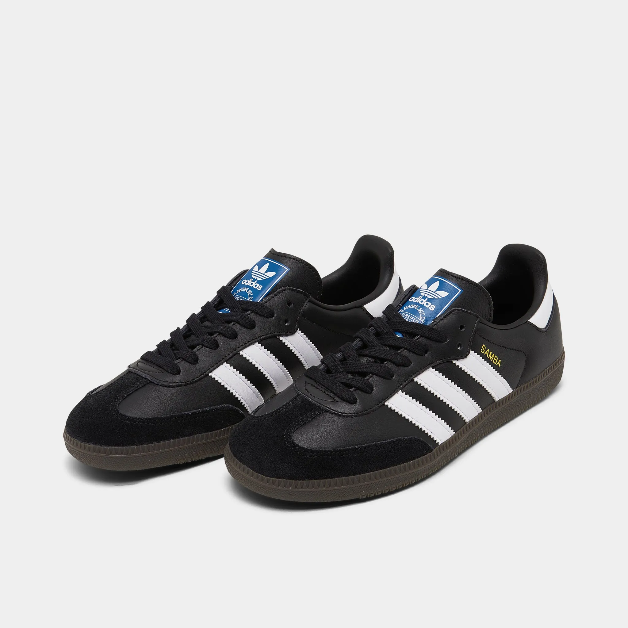 adidas Originals Samba OG Core Black / Cloud White - Gum Designer Look Cushioned Walk