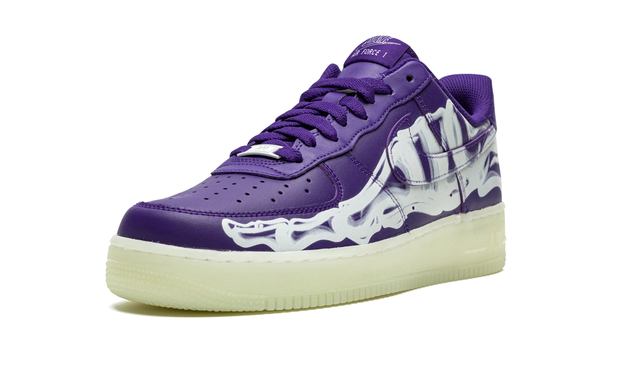 Air Force 1 Low '07 QS "Purple Skeleton Halloween" Fast Ride Fit