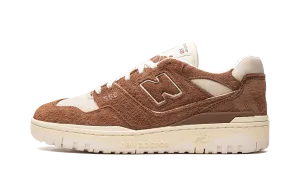 550 "Aim?? Leon Dore - Brown Beige" soft - surface running gear cloudy day running shoe circumstance