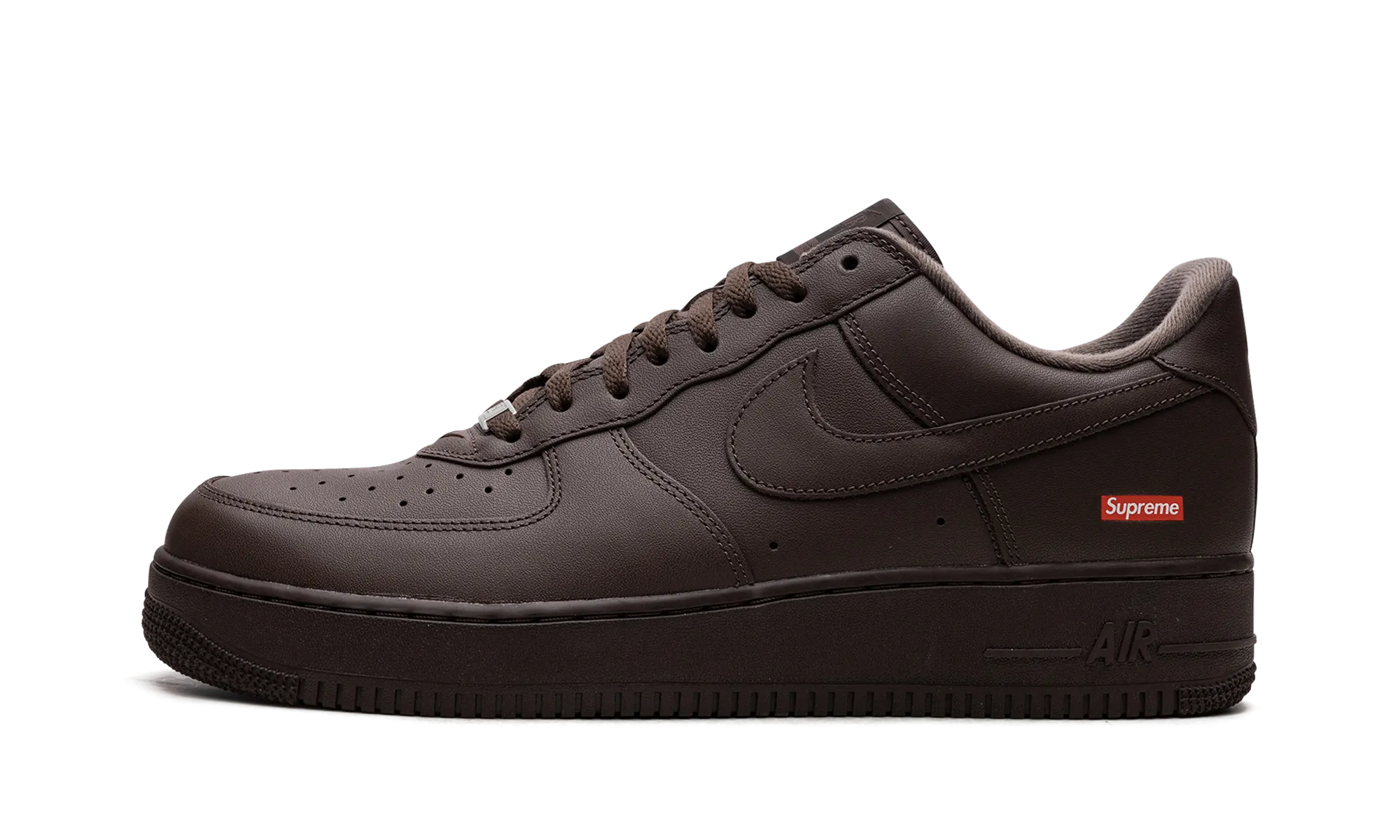 Impact Ride Ventilated Air Force 1 "Supreme - Mini Box Logo Brown"