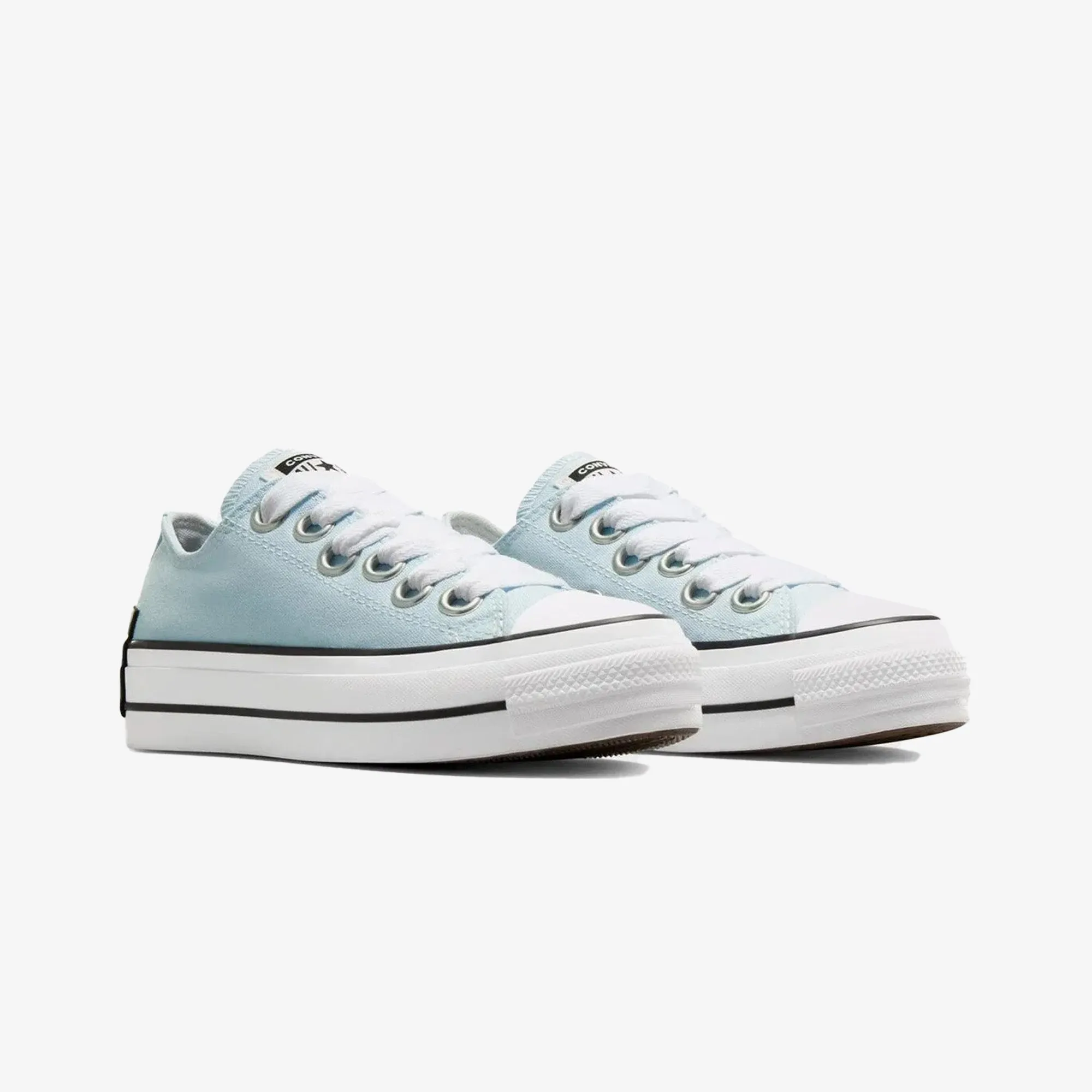 SlipOnStyle Street Performance Converse | CHUCK TAYLOR ALL STAR LIFT PLATFORM SKETCH LOW { WINTER SALY/WHITE/BLACK