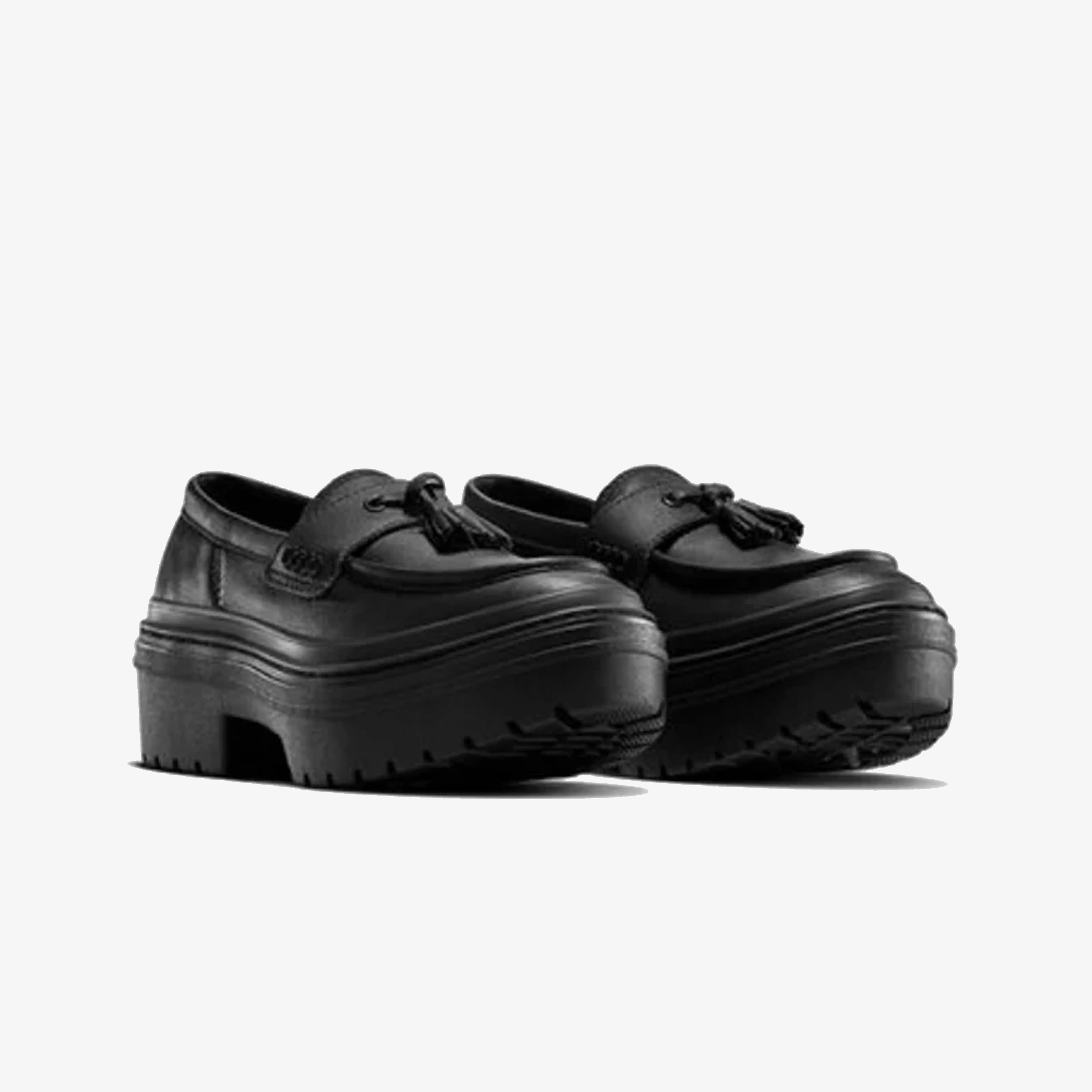 Comfortable Walk Walk Boost Converse | CHUCK TAYLOR ALL STAR LUGGED HEEL LOAFER CUERO { BLACK