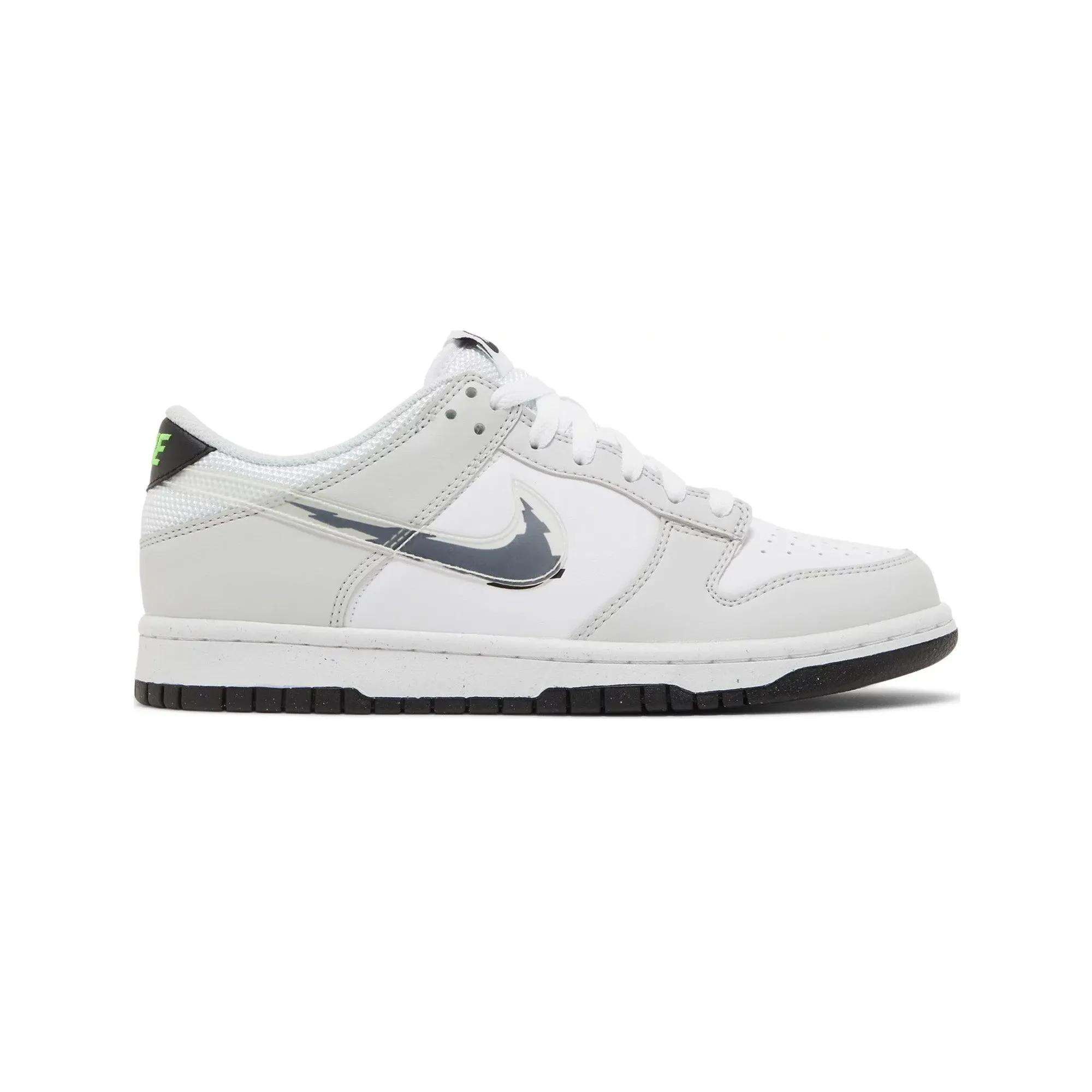 Nike Dunk Low 'Glitch Swoosh' GS (2022) Posture Help Speed Trail