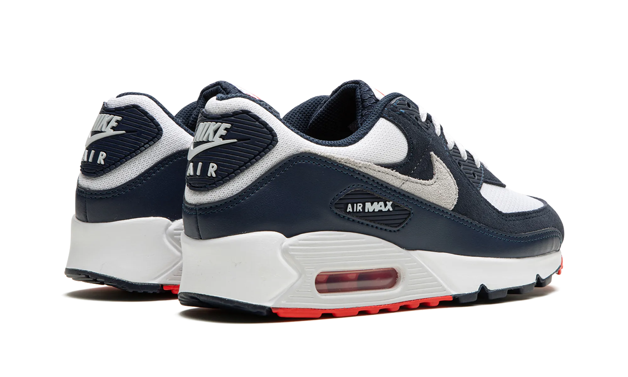 Air Max 90 "Navy / Crimson" beginner - friendly shoes