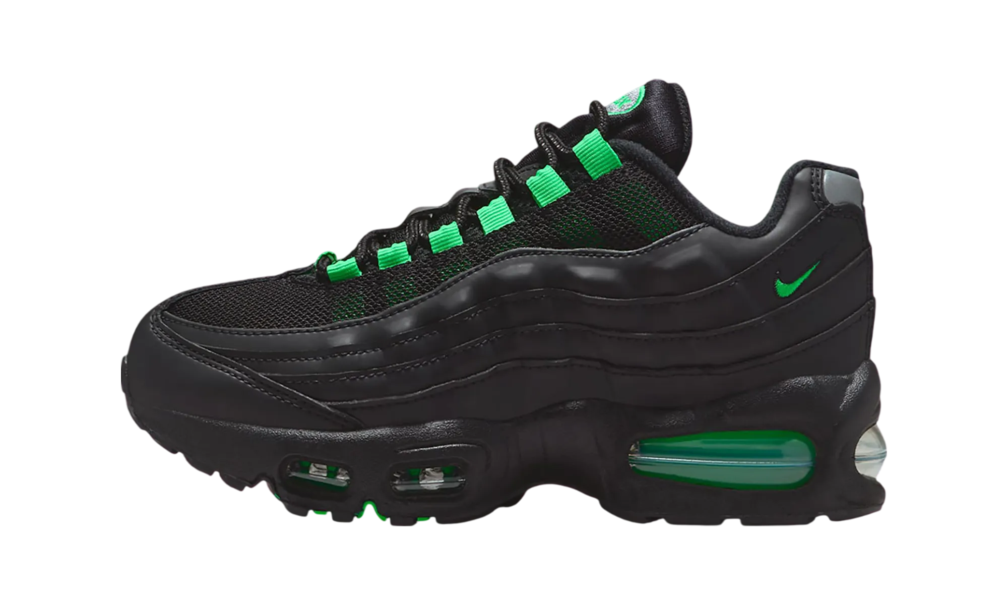 Air Max 95 OG GS "Green Shock" senior exercise shoes wide - toe - box shoes