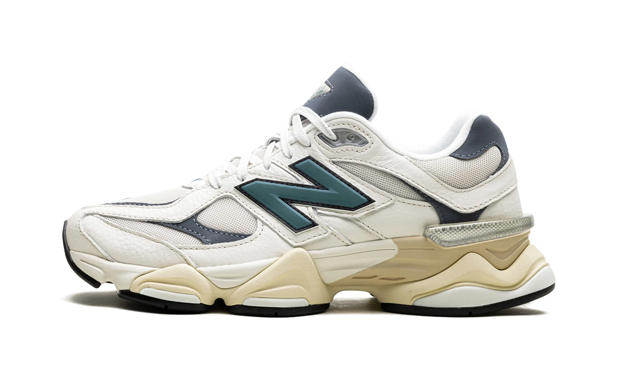 running with a gum rubber outsole 9060 v1 "NEW SPRUCE"