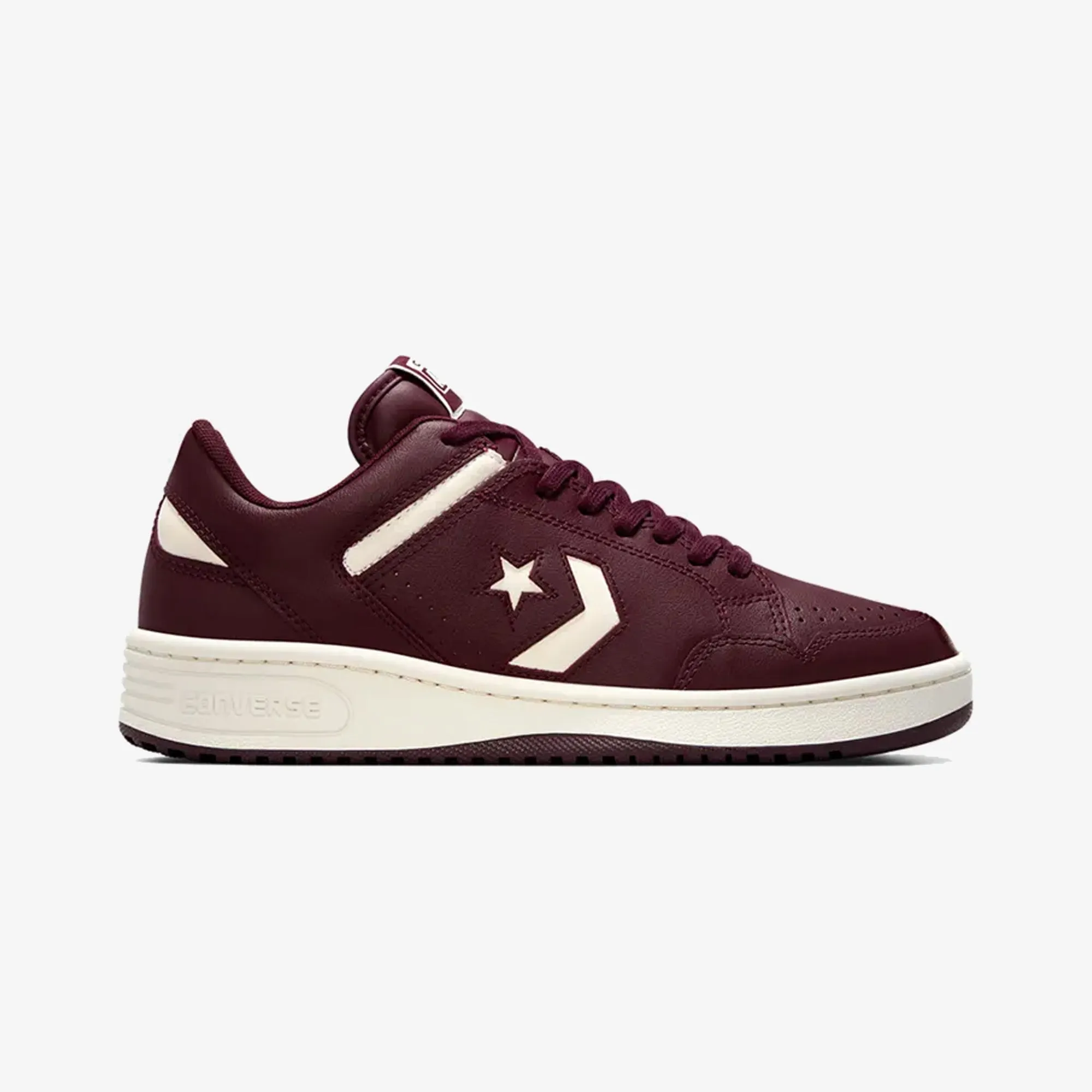 Elastic Ankle Converse | WEAPON LEATHER { RED