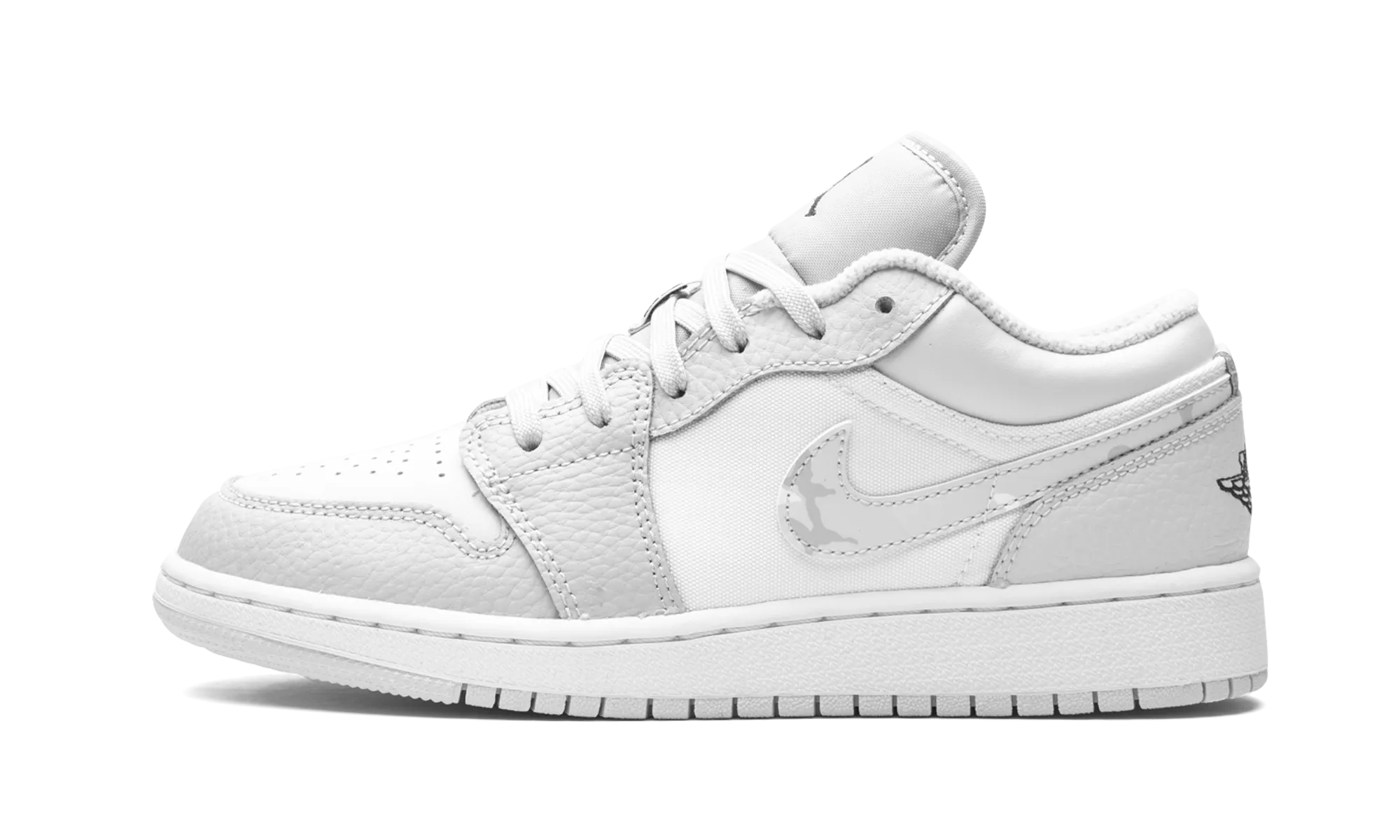 Adaptive Ease Air Jordan 1 Low SE GS "Grey Camo Swoosh"