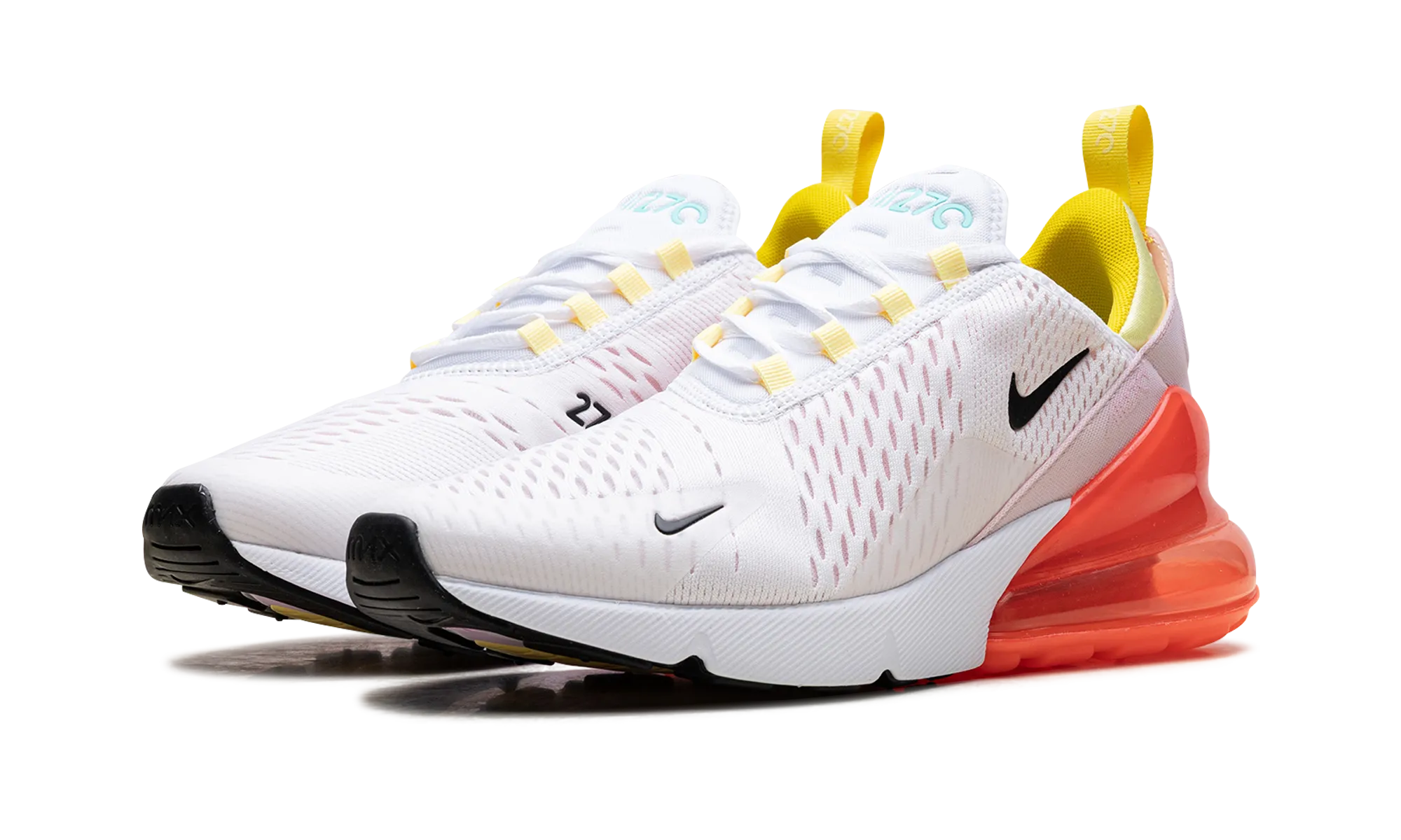 yoga practitioners' shoes Air Max 270 WMNS "White Bright Crimson"