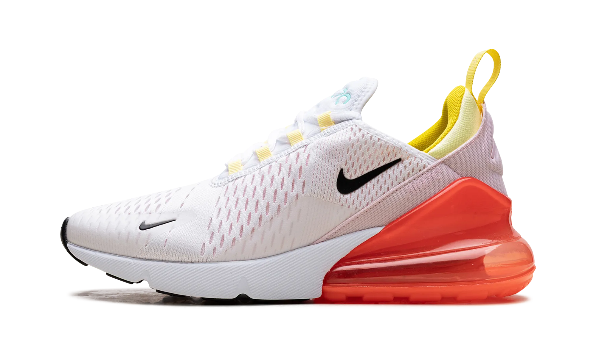 hard - wearing outsole shoes Modern Aesthetic Air Max 270 WMNS "White Bright Crimson"