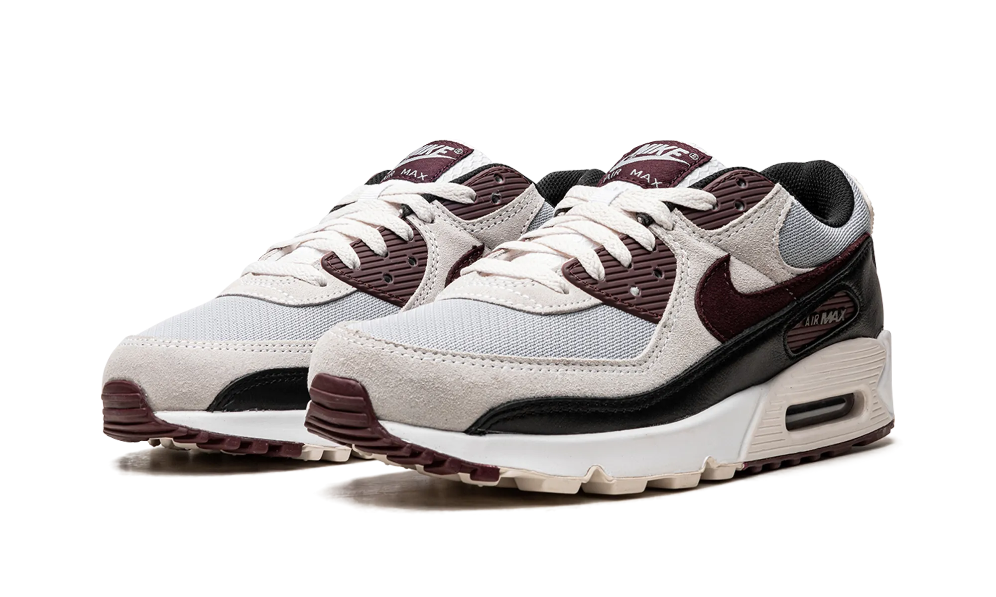 Air Max 90 "Burgundy Crush" Elastic Midsole All-Day Wear