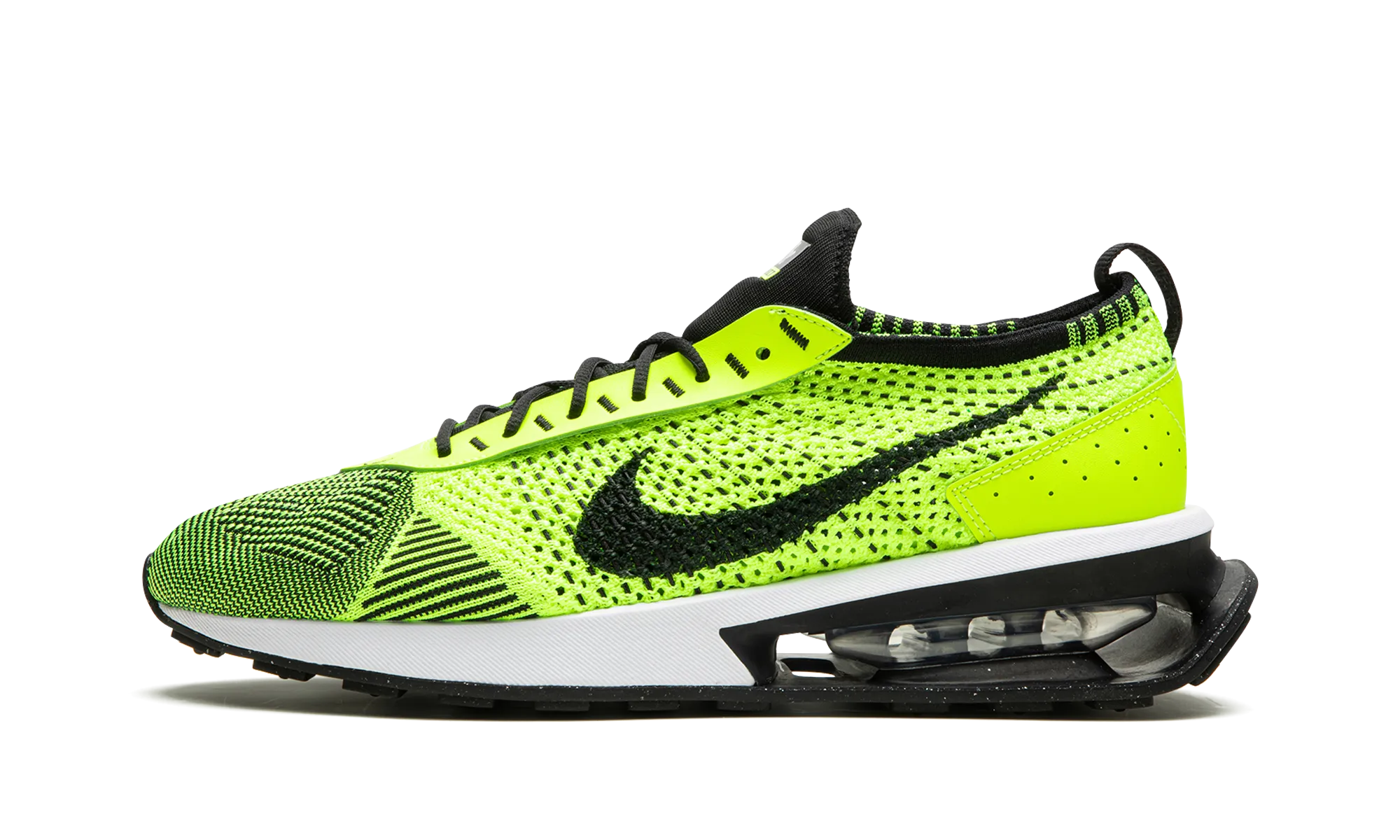 breathable mesh shoe aspect performance - design shoes Air Max Flyknit Racer "Volt"